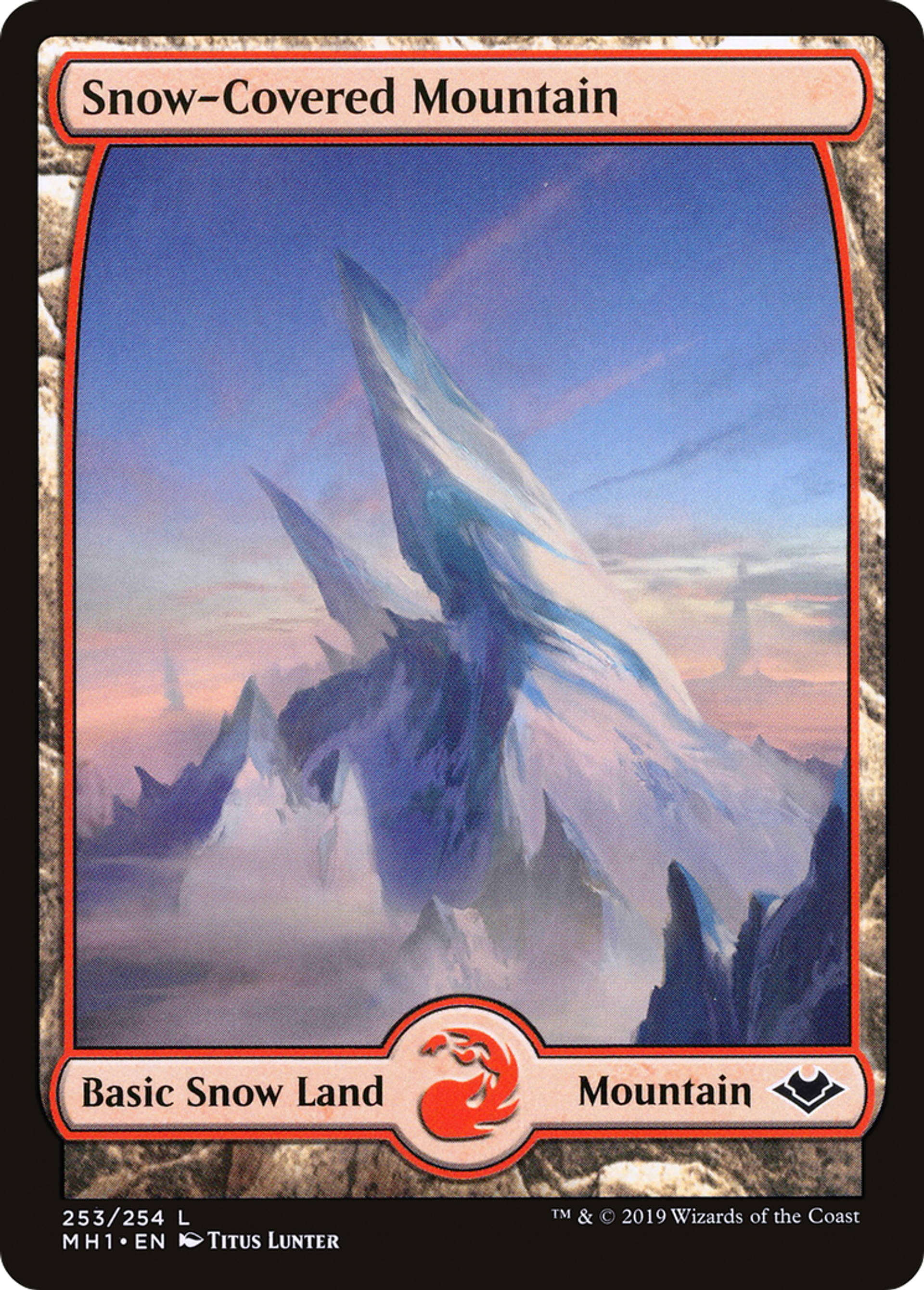 Snow-Covered Mountain — Modern Horizons — Magic: The Gathering