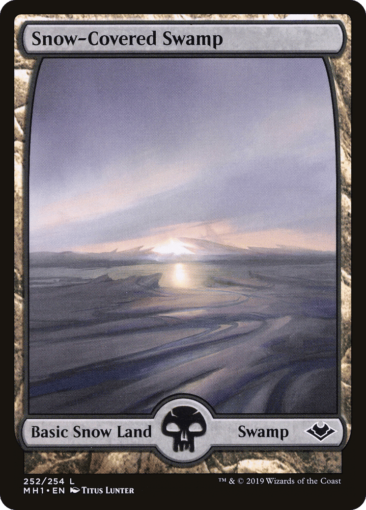 Snow-Covered Swamp — Modern Horizons — Magic: The Gathering