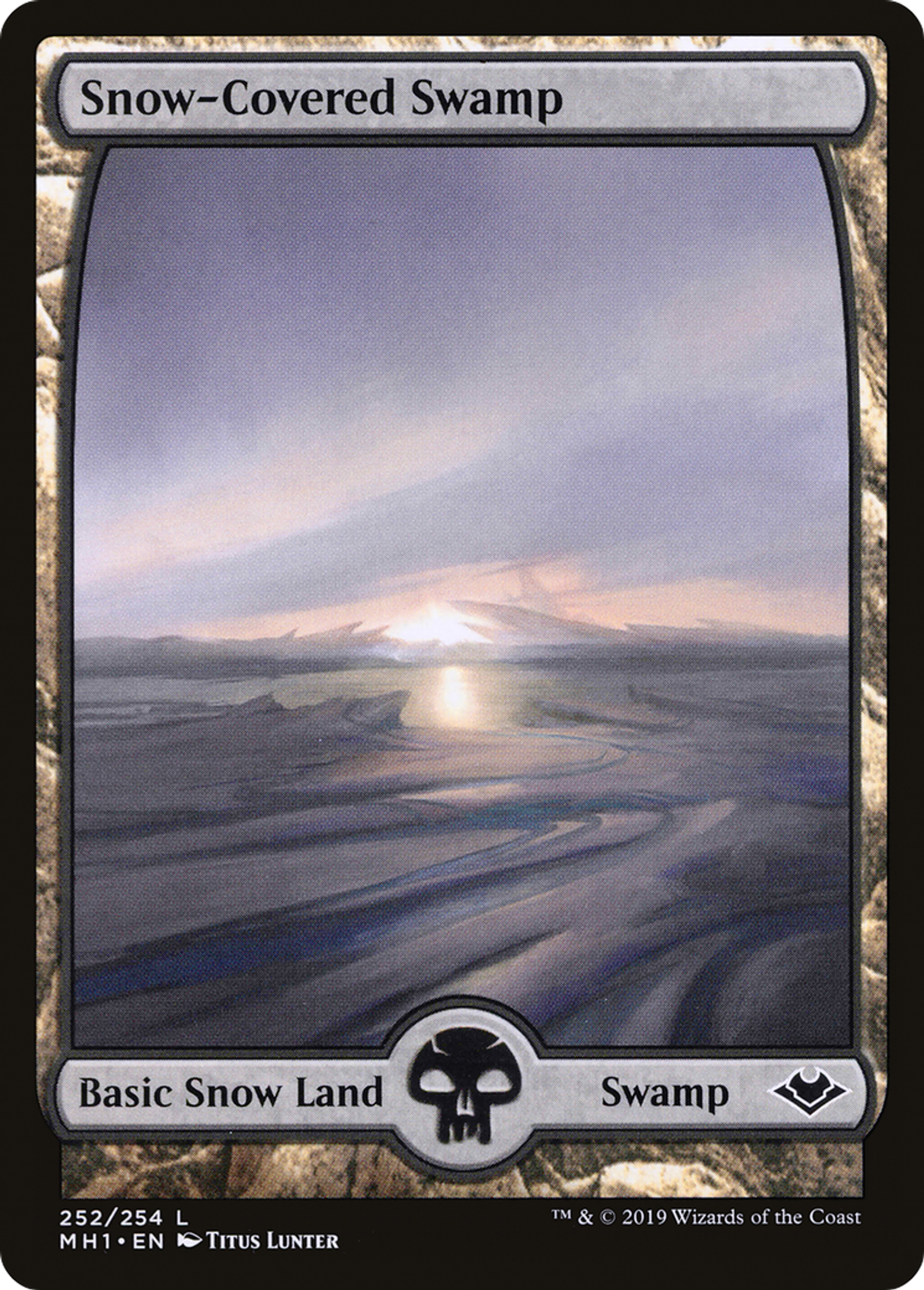 Snow-Covered Swamp — Modern Horizons — Magic: The Gathering