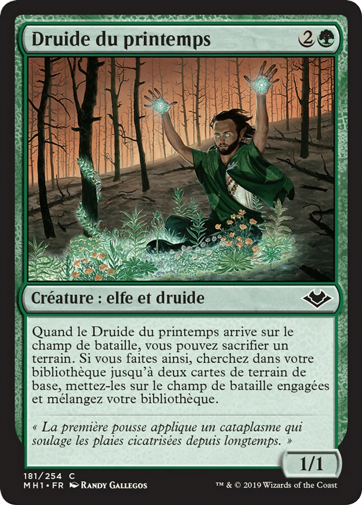 Druide du printemps — Modern Horizons — Magic: The Gathering