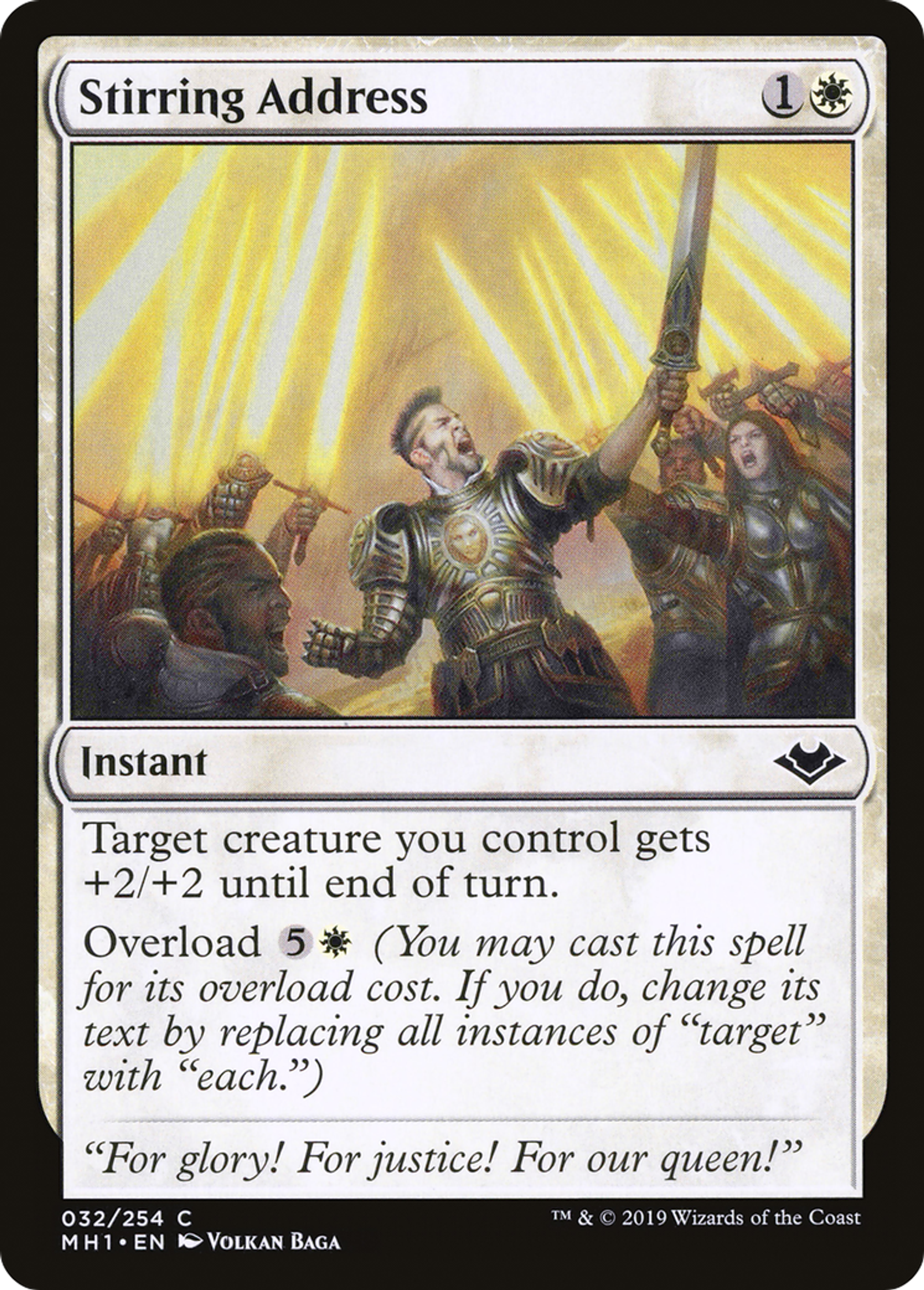 Stirring Address — Modern Horizons — Magic: The Gathering