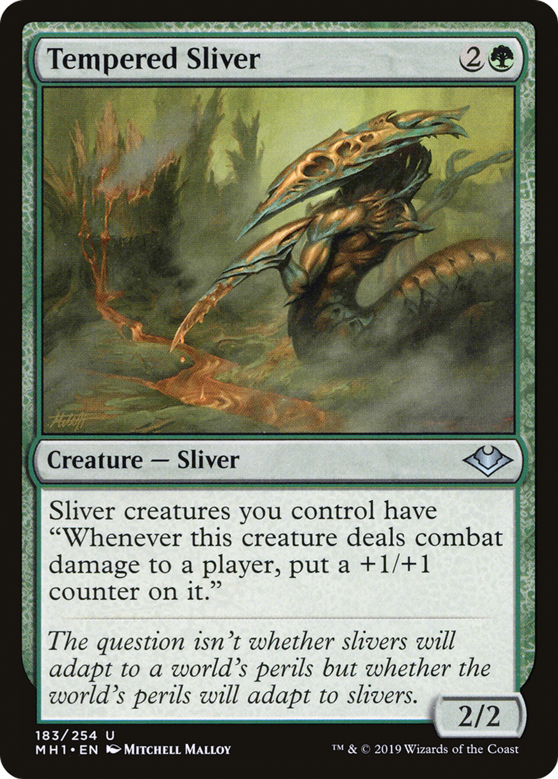 Tempered Sliver — Modern Horizons — Magic: The Gathering