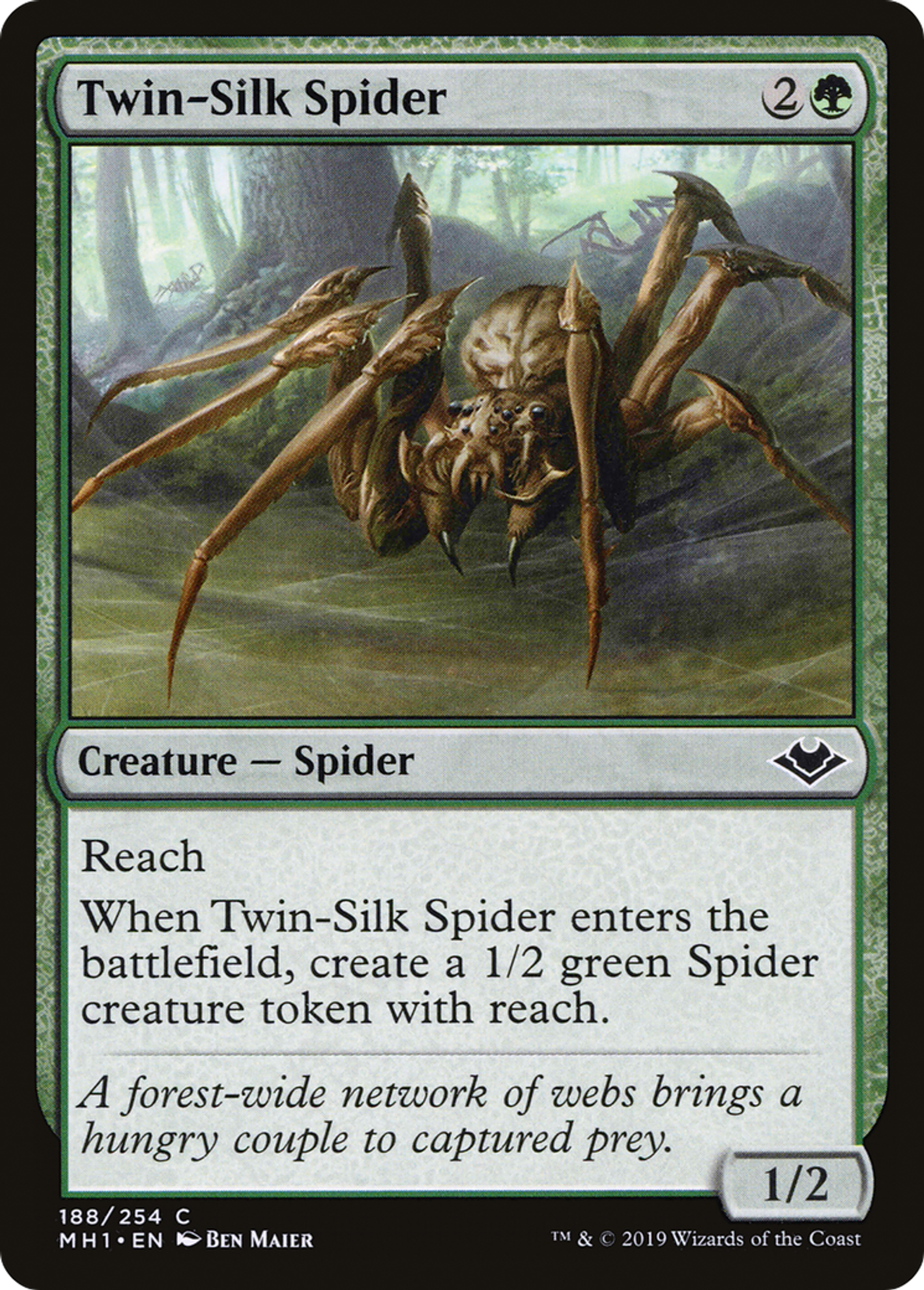 Twin-Silk Spider — Modern Horizons — Magic: The Gathering