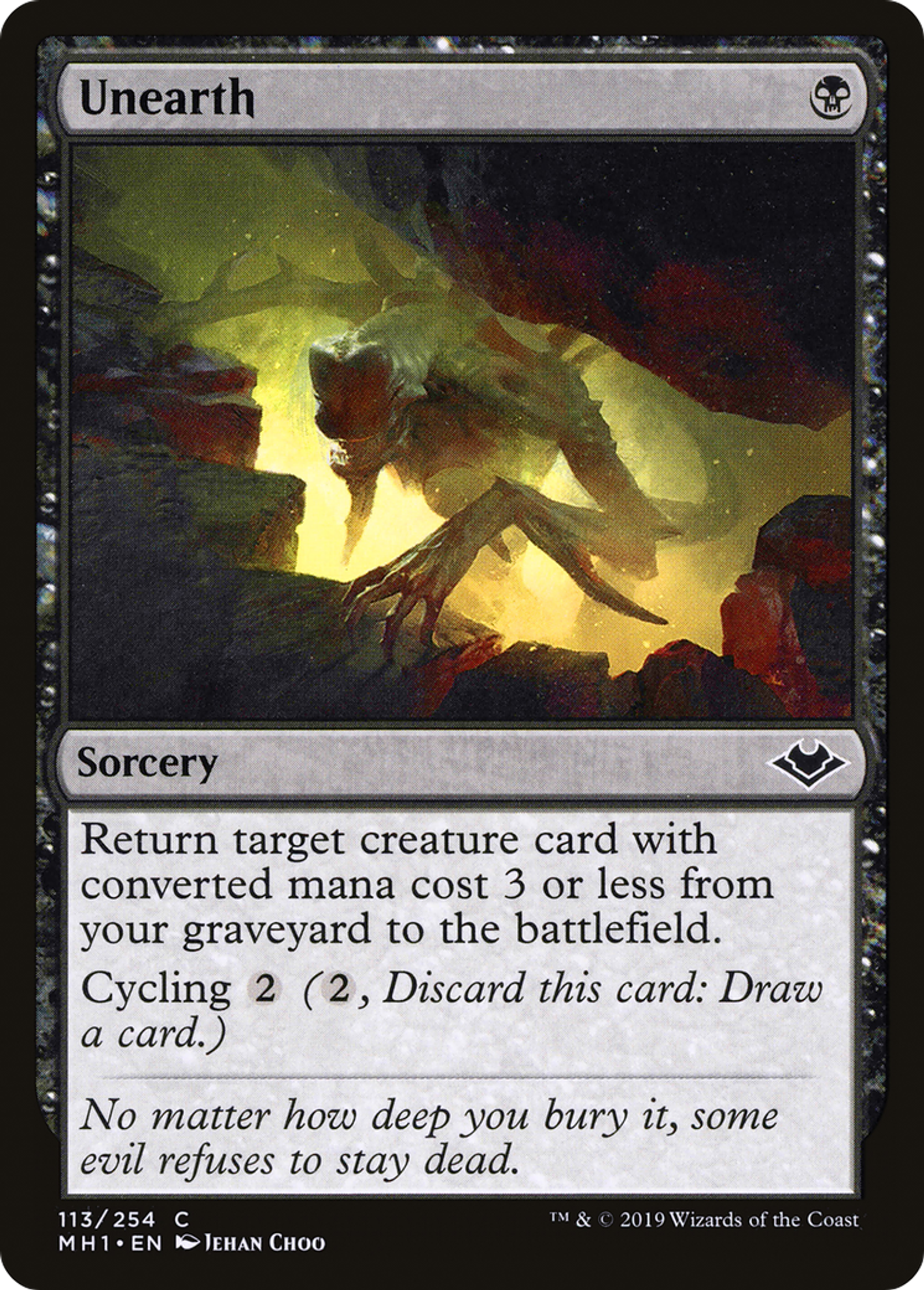 Unearth — Modern Horizons — Magic: The Gathering