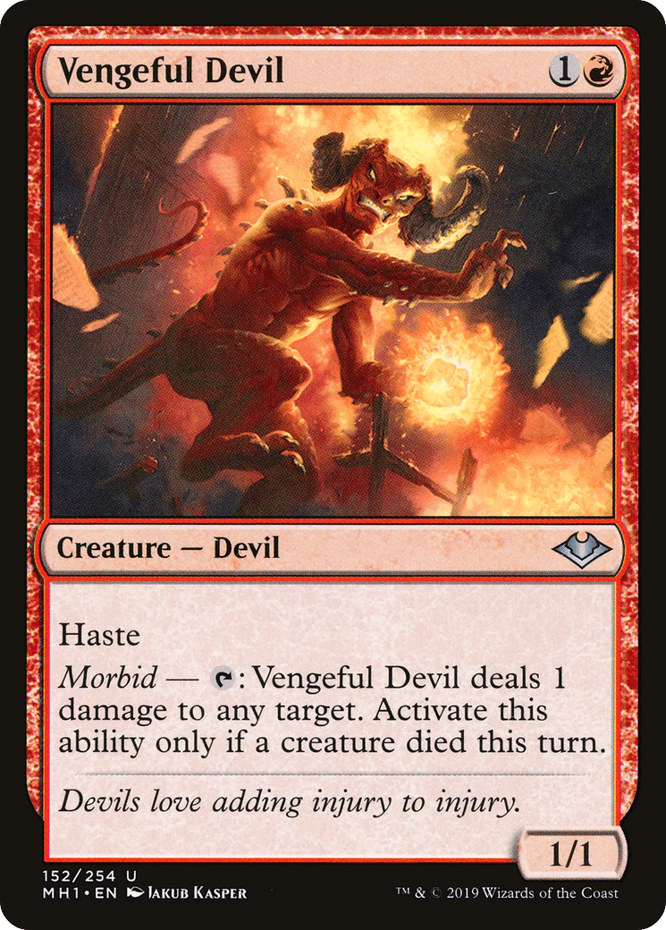 Vengeful Devil — Modern Horizons — Magic: The Gathering