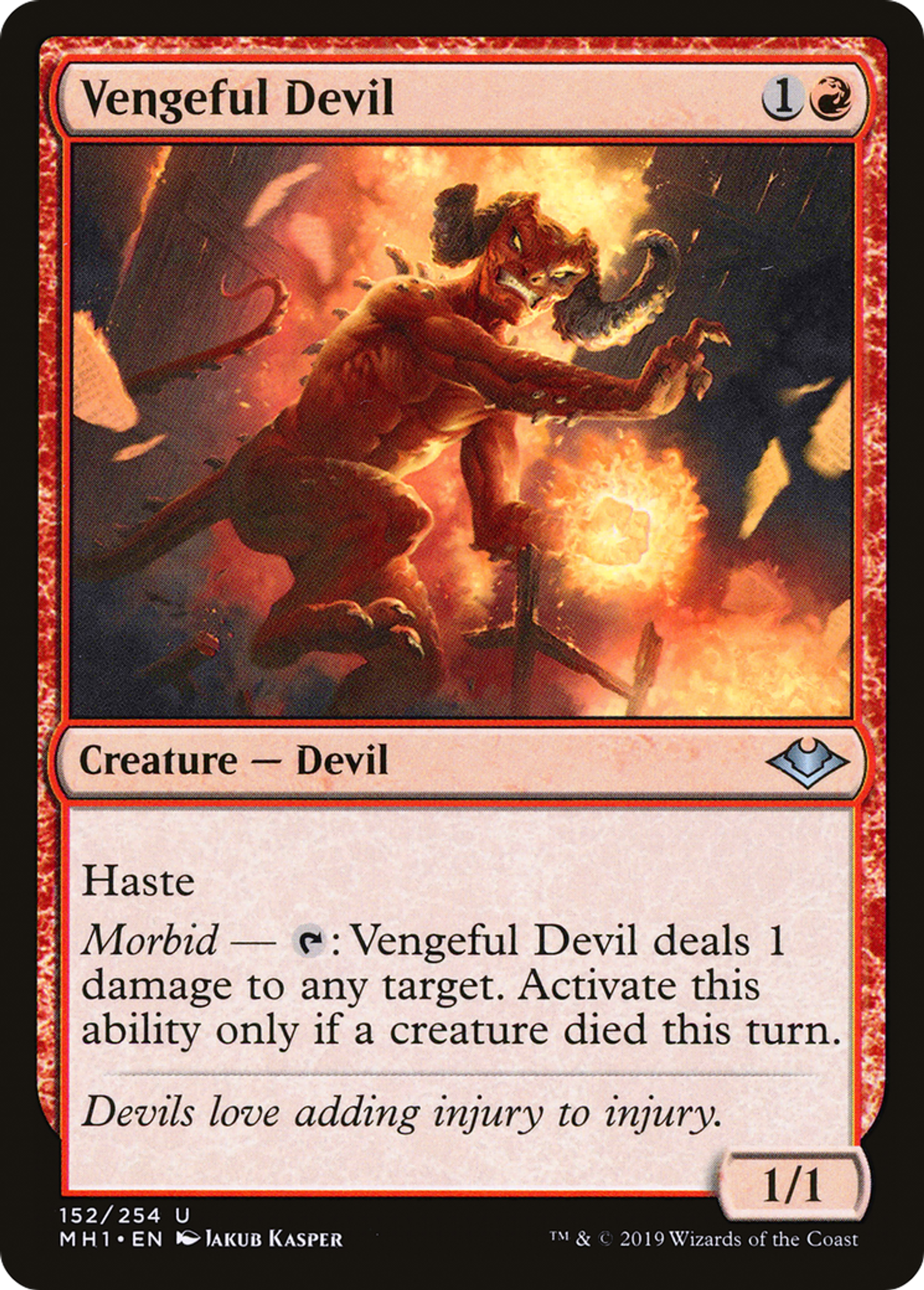 Vengeful Devil — Modern Horizons — Magic: The Gathering