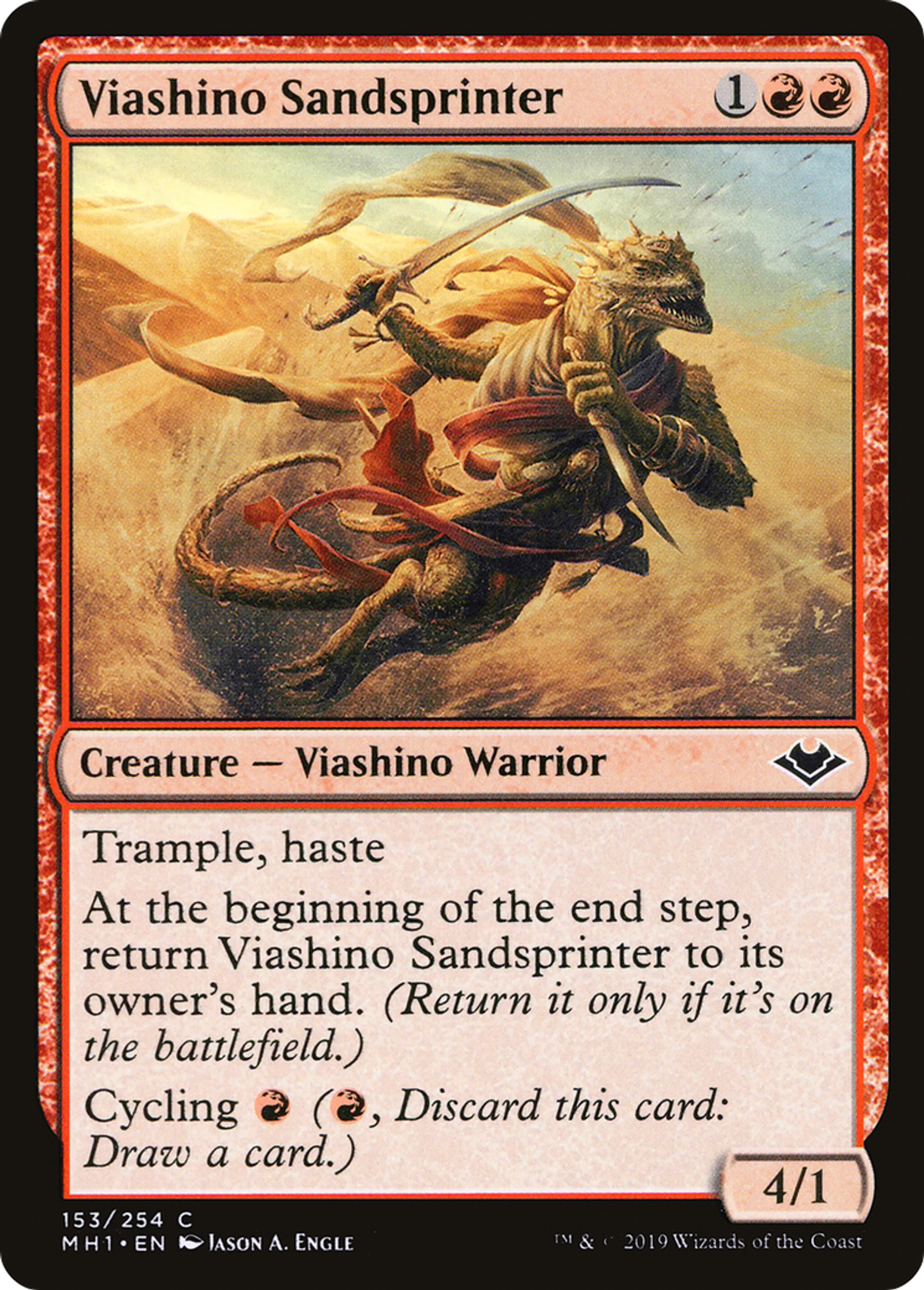 Viashino Sandsprinter — Modern Horizons — Magic: The Gathering