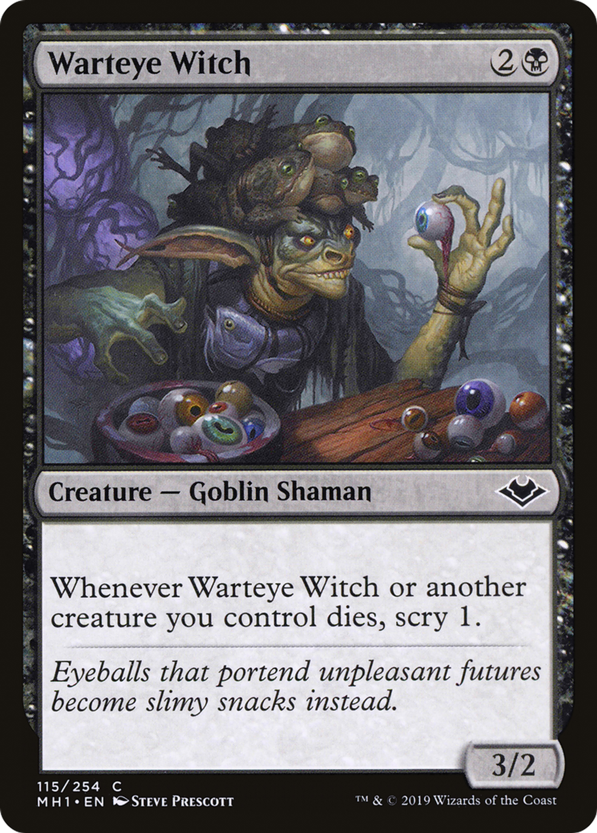 Warteye Witch — Modern Horizons — Magic: The Gathering