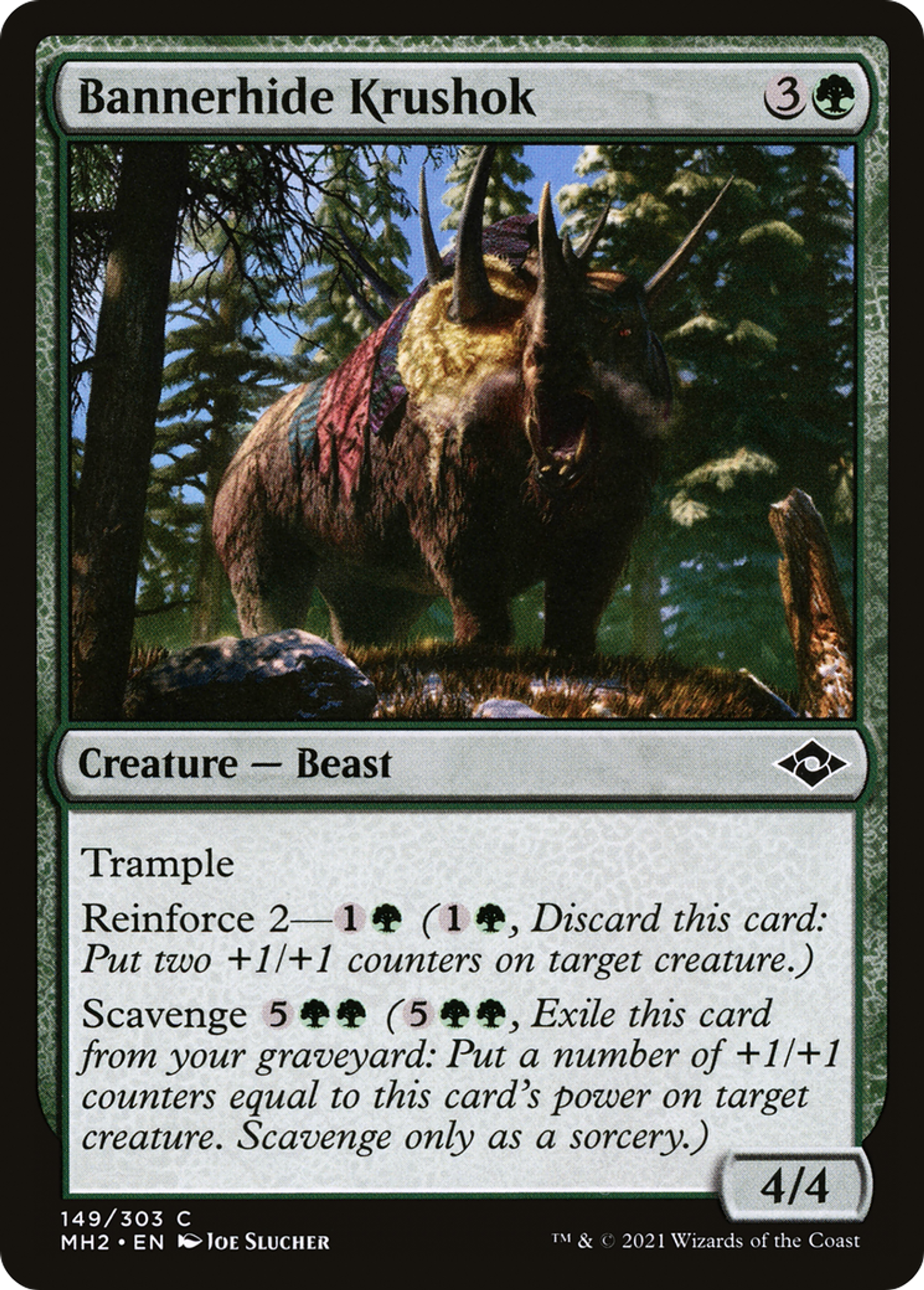 Bannerhide Krushok — Modern Horizons 2 — Magic: The Gathering
