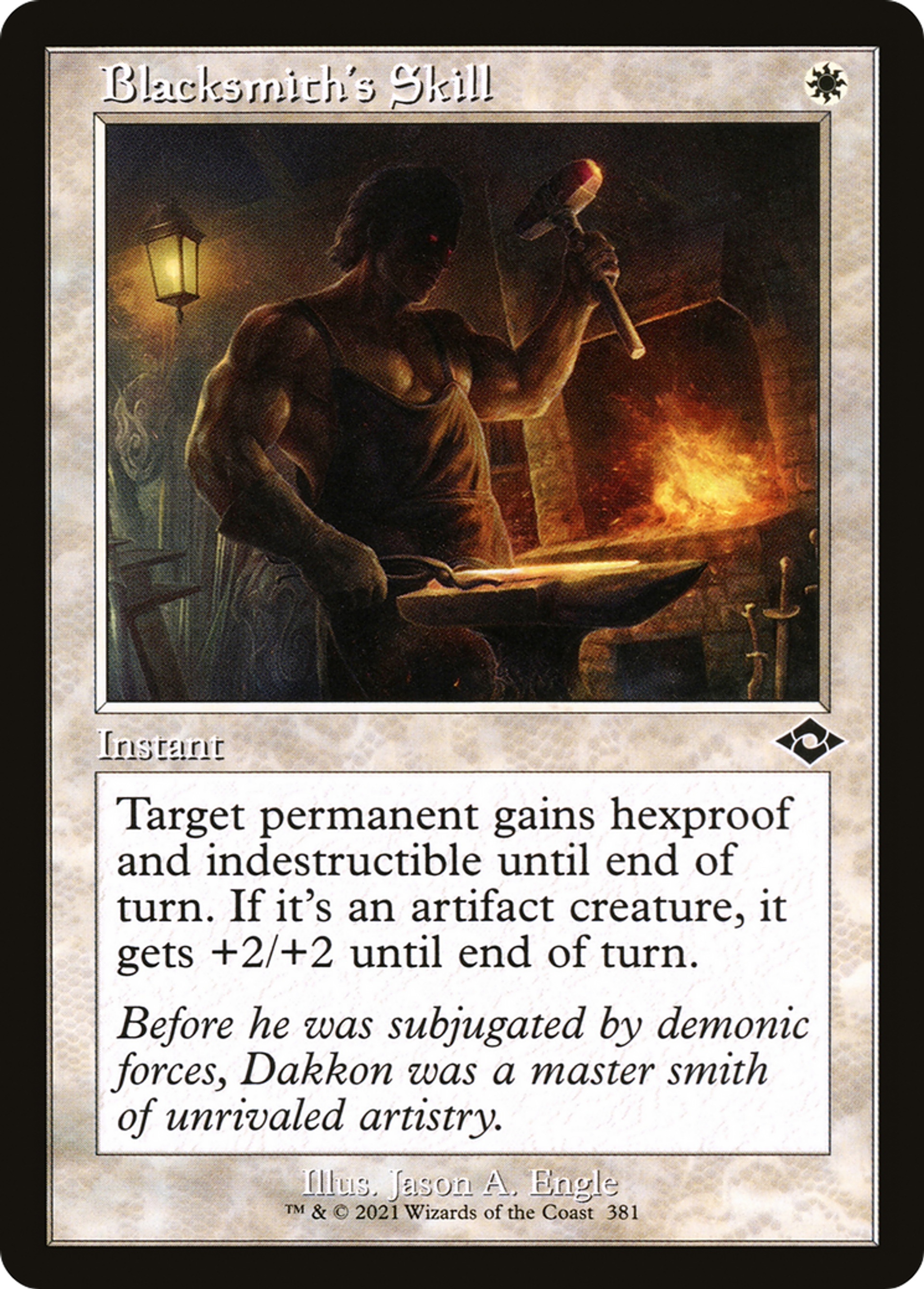 Talent de forgeron — Modern Horizons 2 — Magic: The Gathering