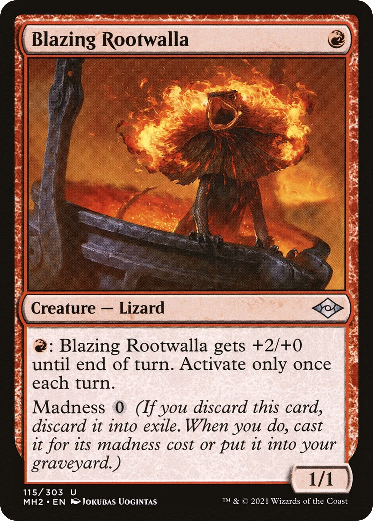 Blazing Rootwalla — Modern Horizons 2 — Magic: The Gathering
