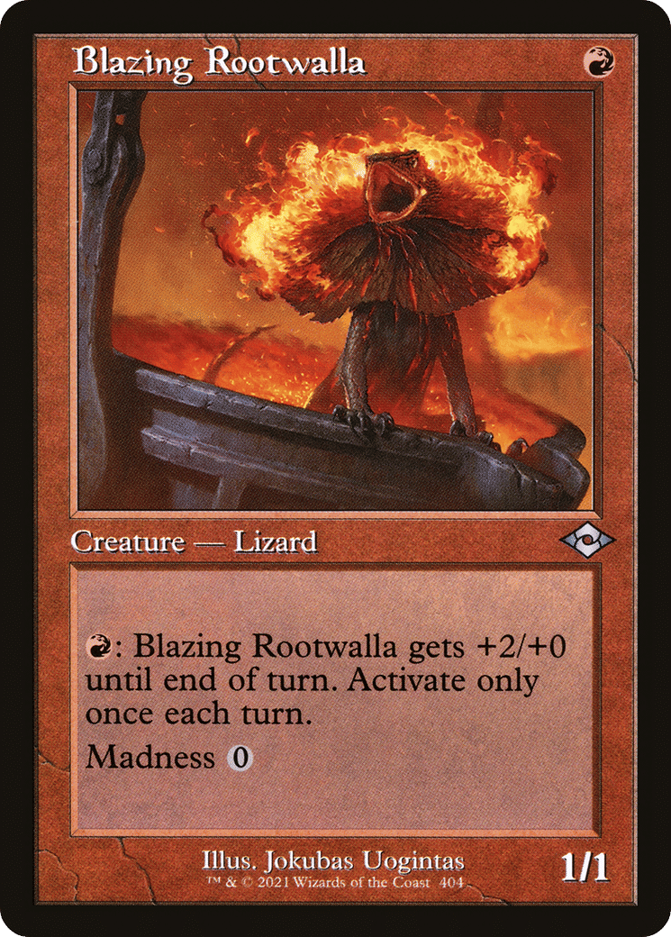 Blazing Rootwalla — Modern Horizons 2 — Magic: The Gathering