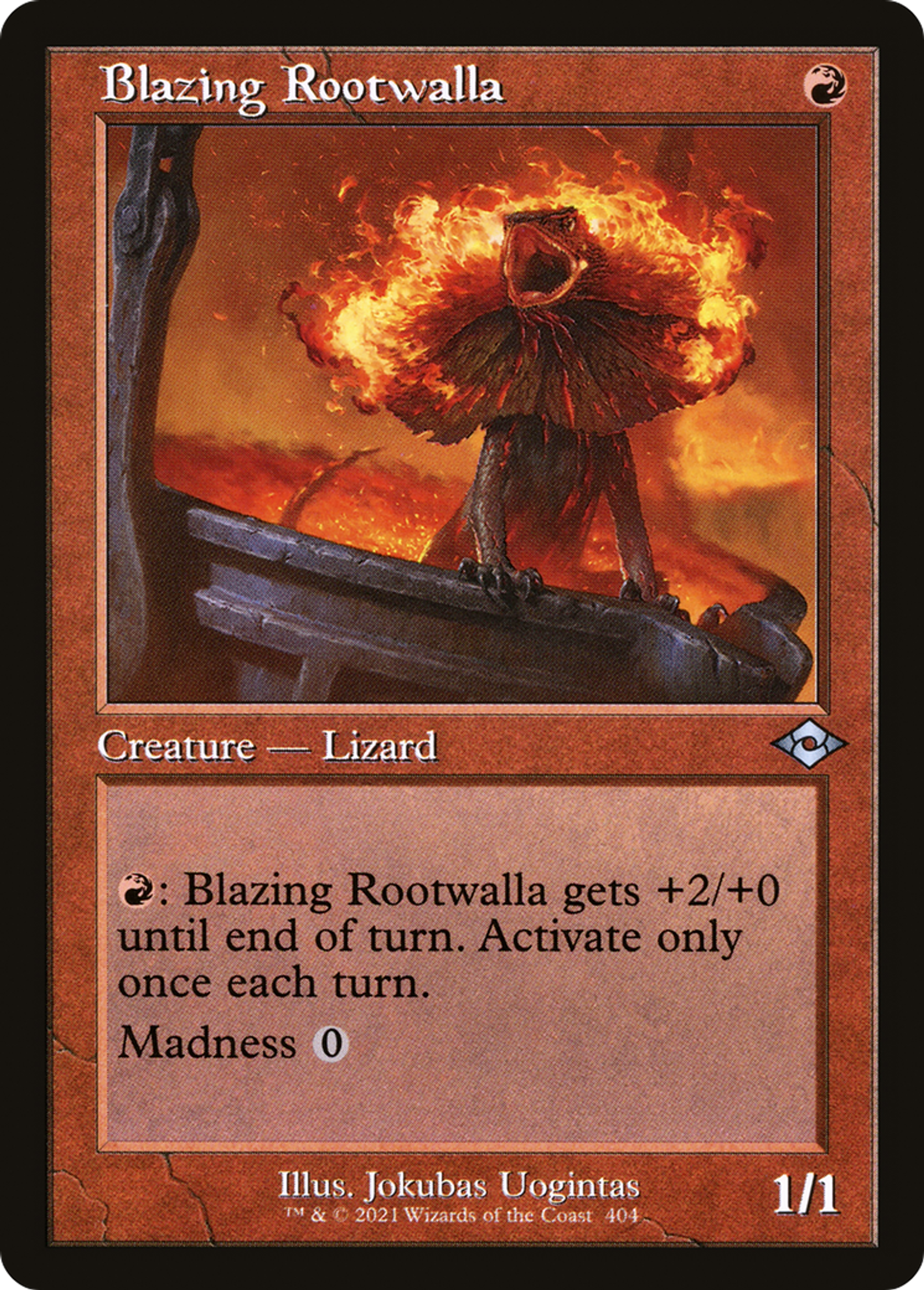 Blazing Rootwalla — Modern Horizons 2 — Magic: The Gathering