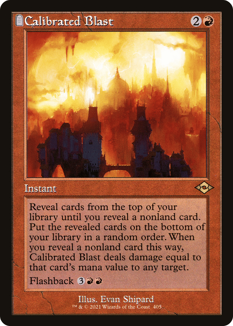 Calibrated Blast — Modern Horizons 2 — Magic: The Gathering