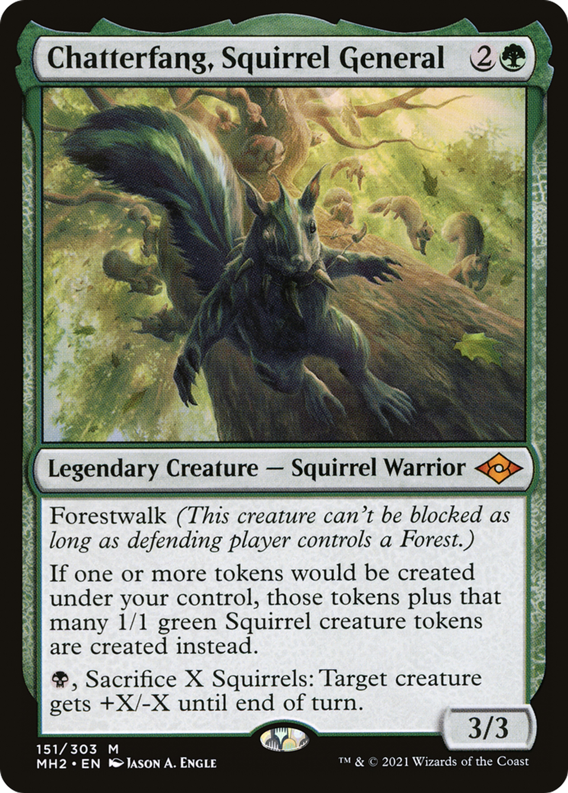 Chatterfang, Squirrel General — Modern Horizons 2 — Magic: The Gathering