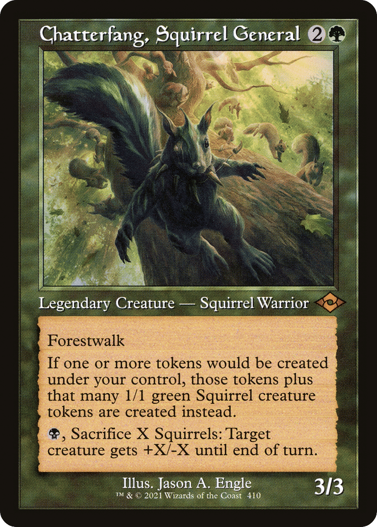 Chatterfang, Squirrel General — Modern Horizons 2 — Magic: The Gathering