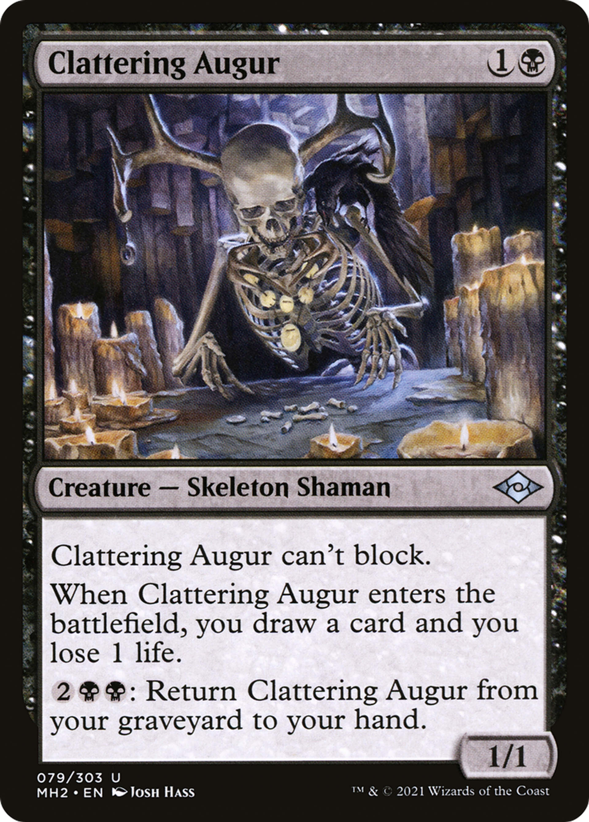 Clattering Augur — Modern Horizons 2 — Magic: The Gathering