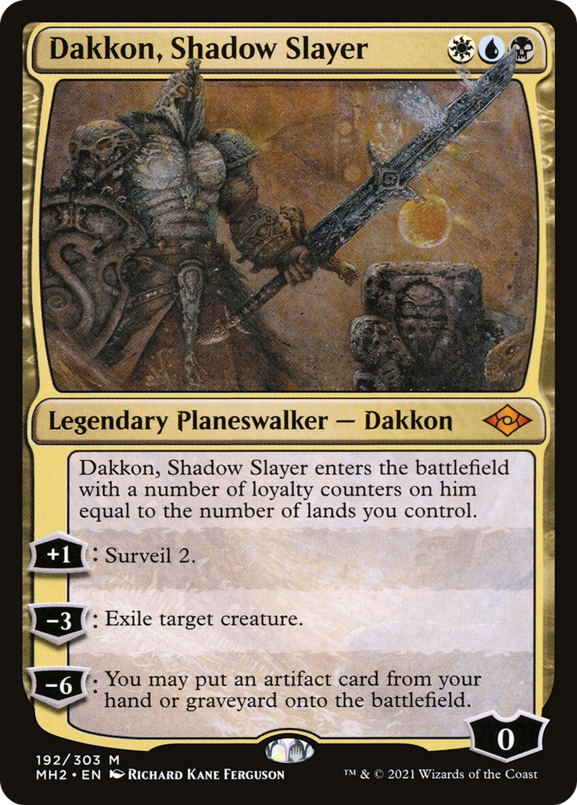 Dakkon, Shadow Slayer — Modern Horizons 2 — Magic: The Gathering