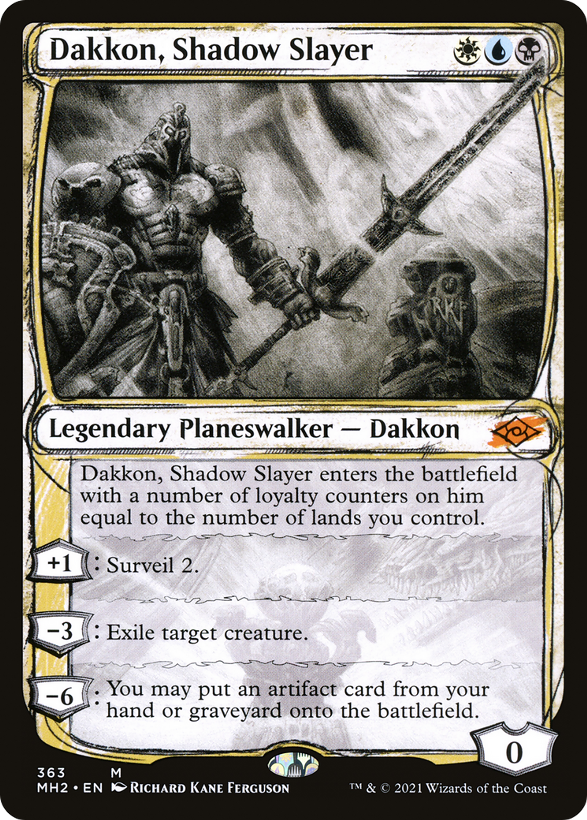 Dakkon, tueur d'ombres — Modern Horizons 2 — Magic: The Gathering