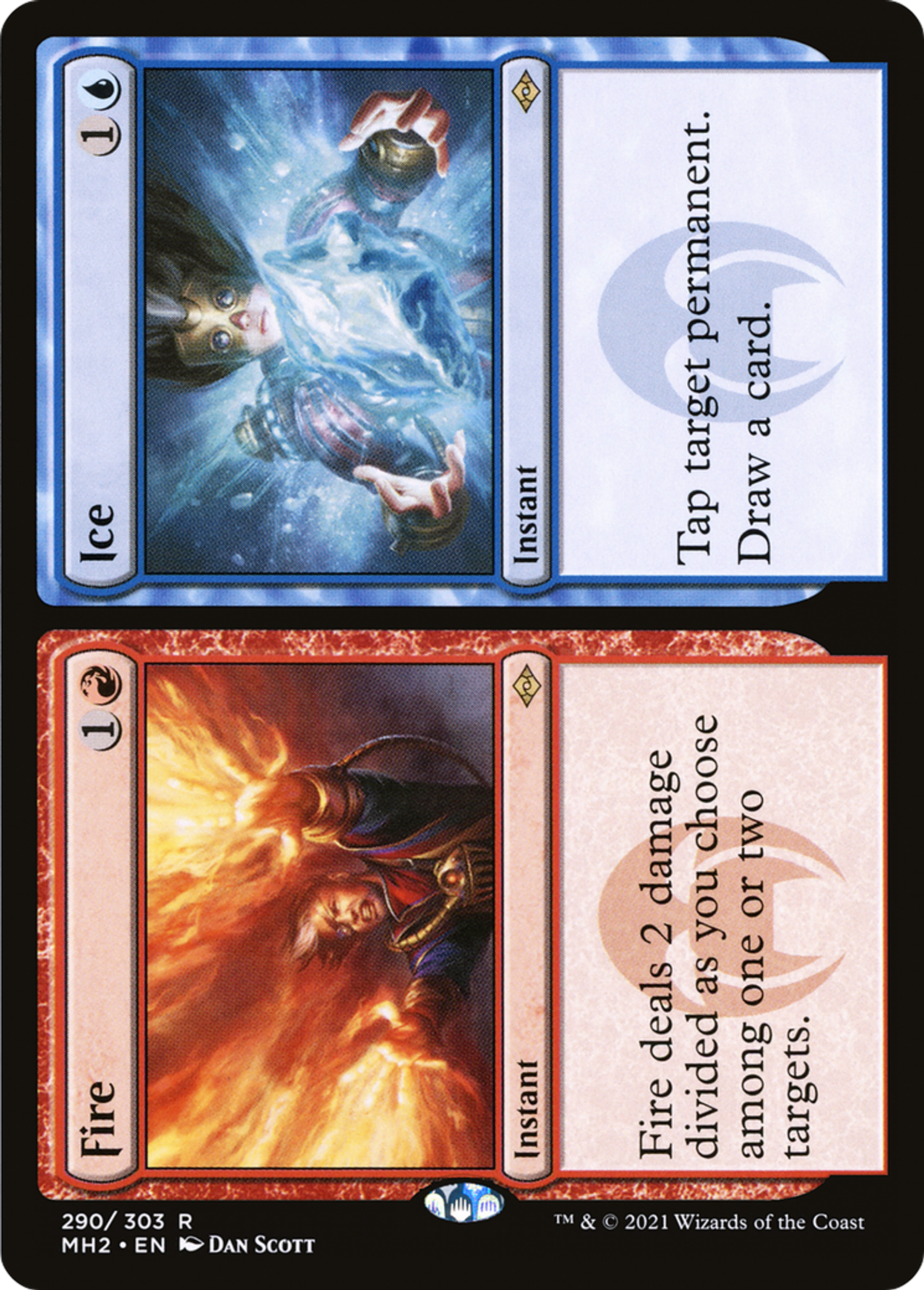 Feu // Glace — Modern Horizons 2 — Magic: The Gathering