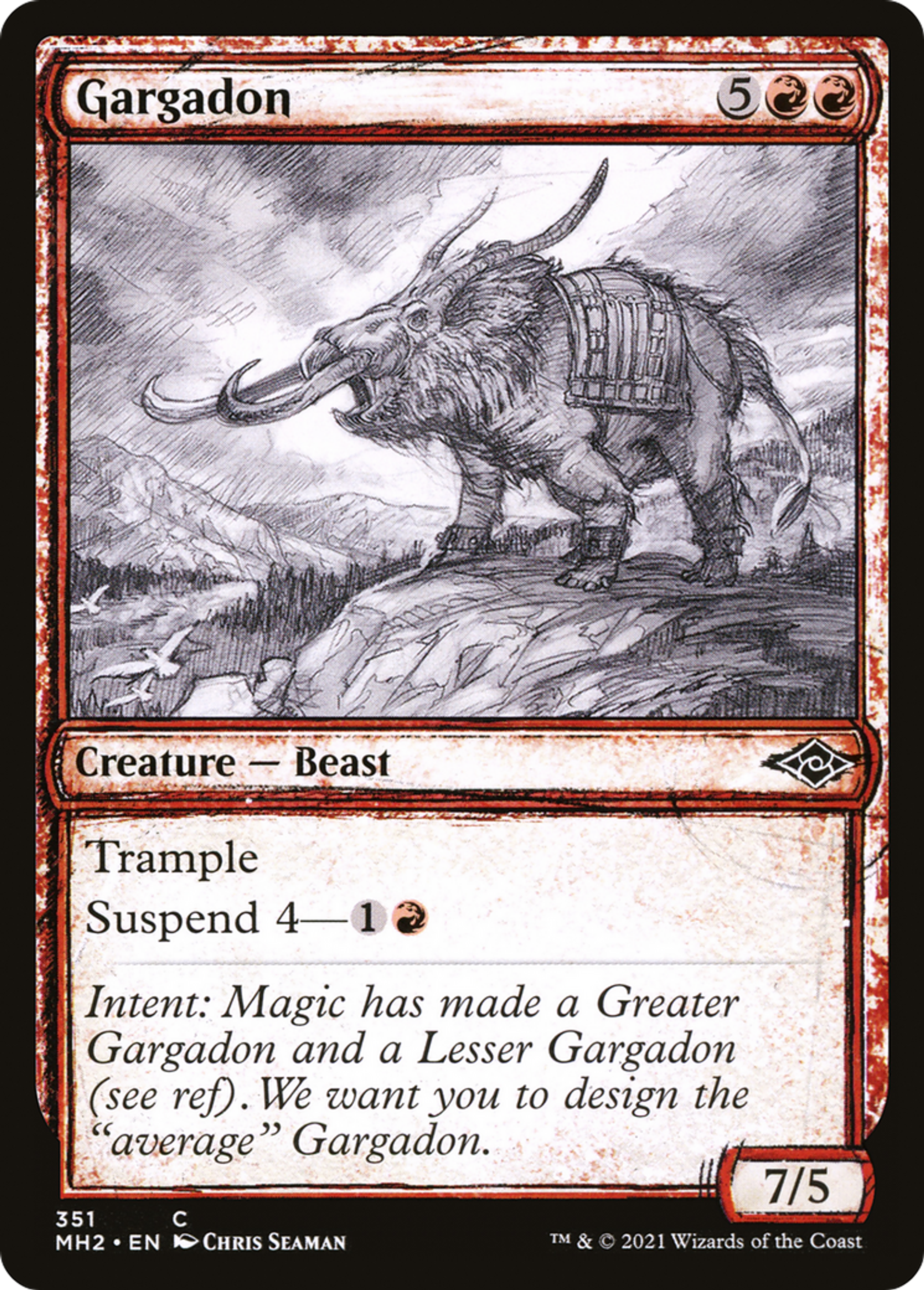 Gargadon — Modern Horizons 2 — Magic: The Gathering