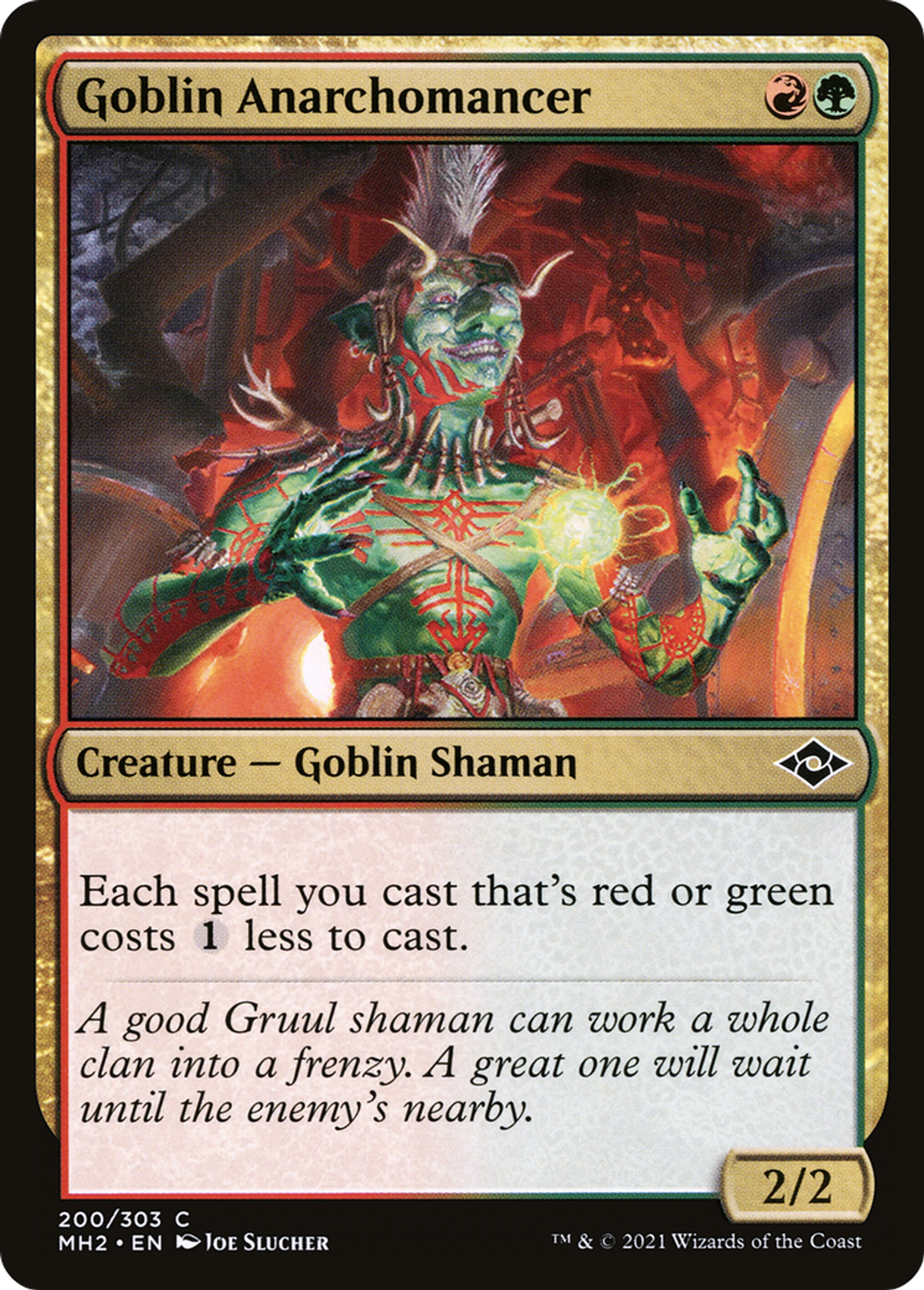 Goblin Anarchomancer — Modern Horizons 2 — Magic: The Gathering