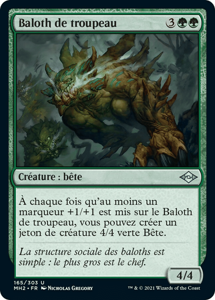 Baloth de troupeau — Modern Horizons 2 — Magic: The Gathering