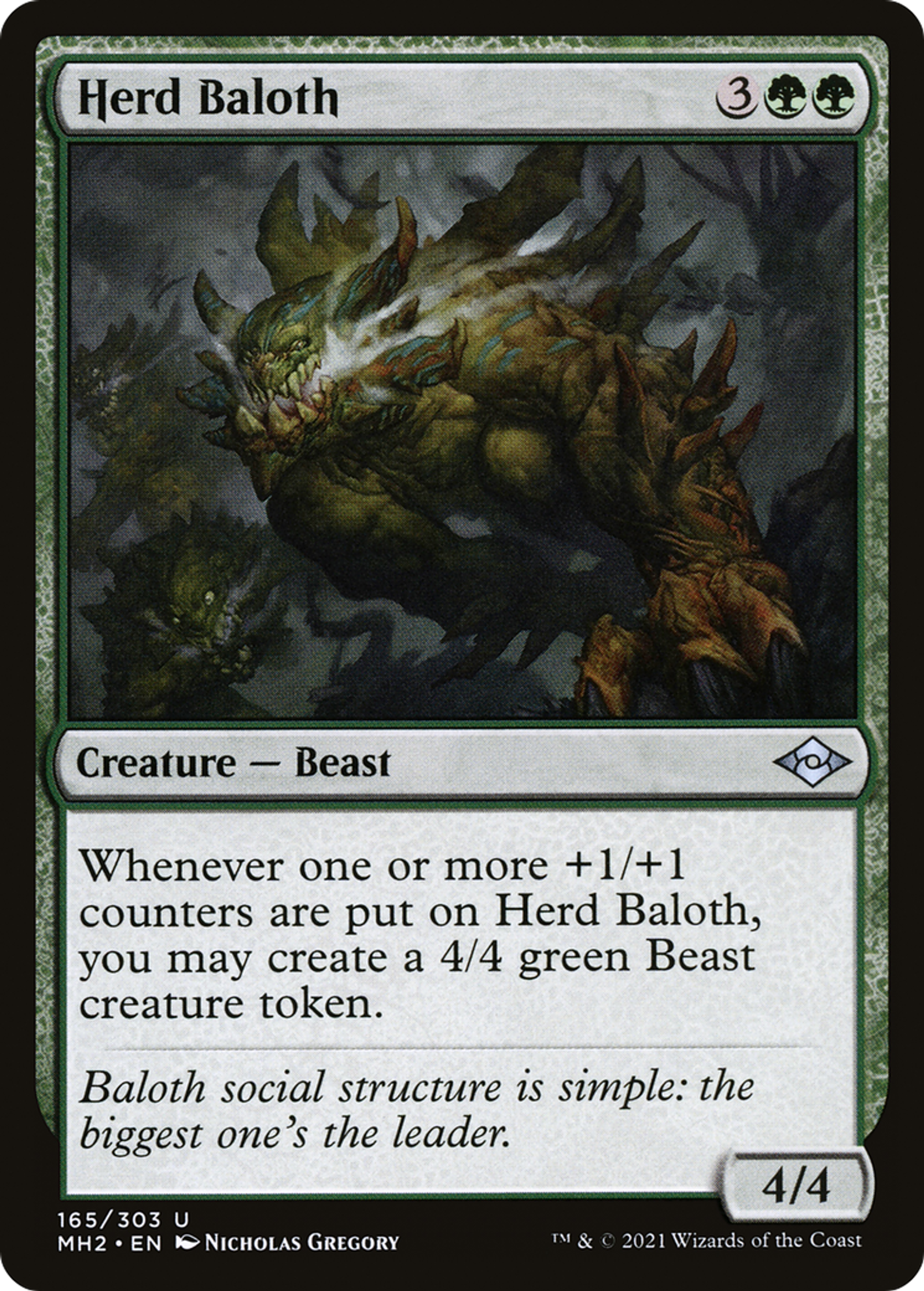 Herd Baloth — Modern Horizons 2 — Magic: The Gathering