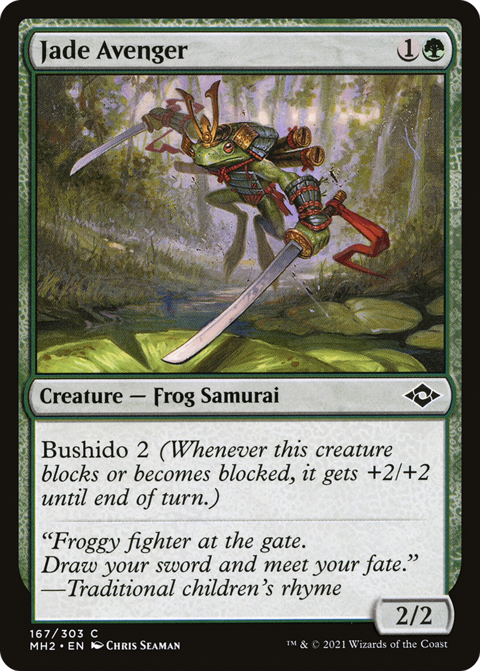 Jade Avenger — Modern Horizons 2 — Magic: The Gathering