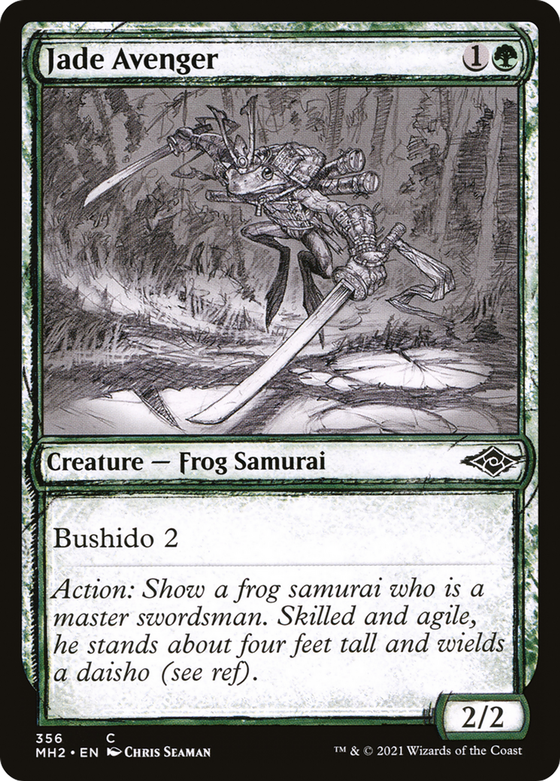 Vengeur de jade — Modern Horizons 2 — Magic: The Gathering
