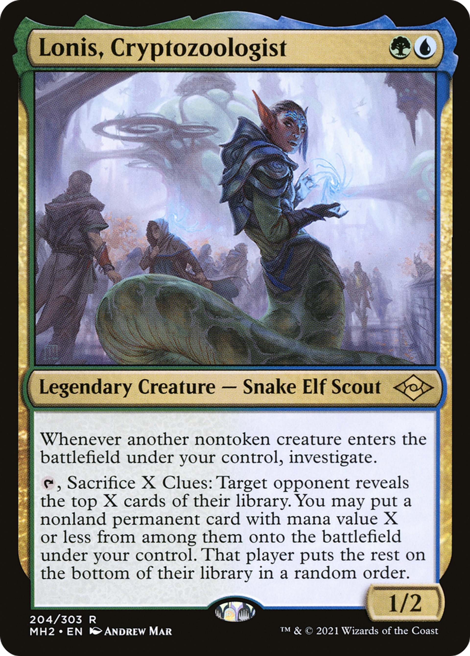 Lonis, Cryptozoologist — Modern Horizons 2 — Magic: The Gathering