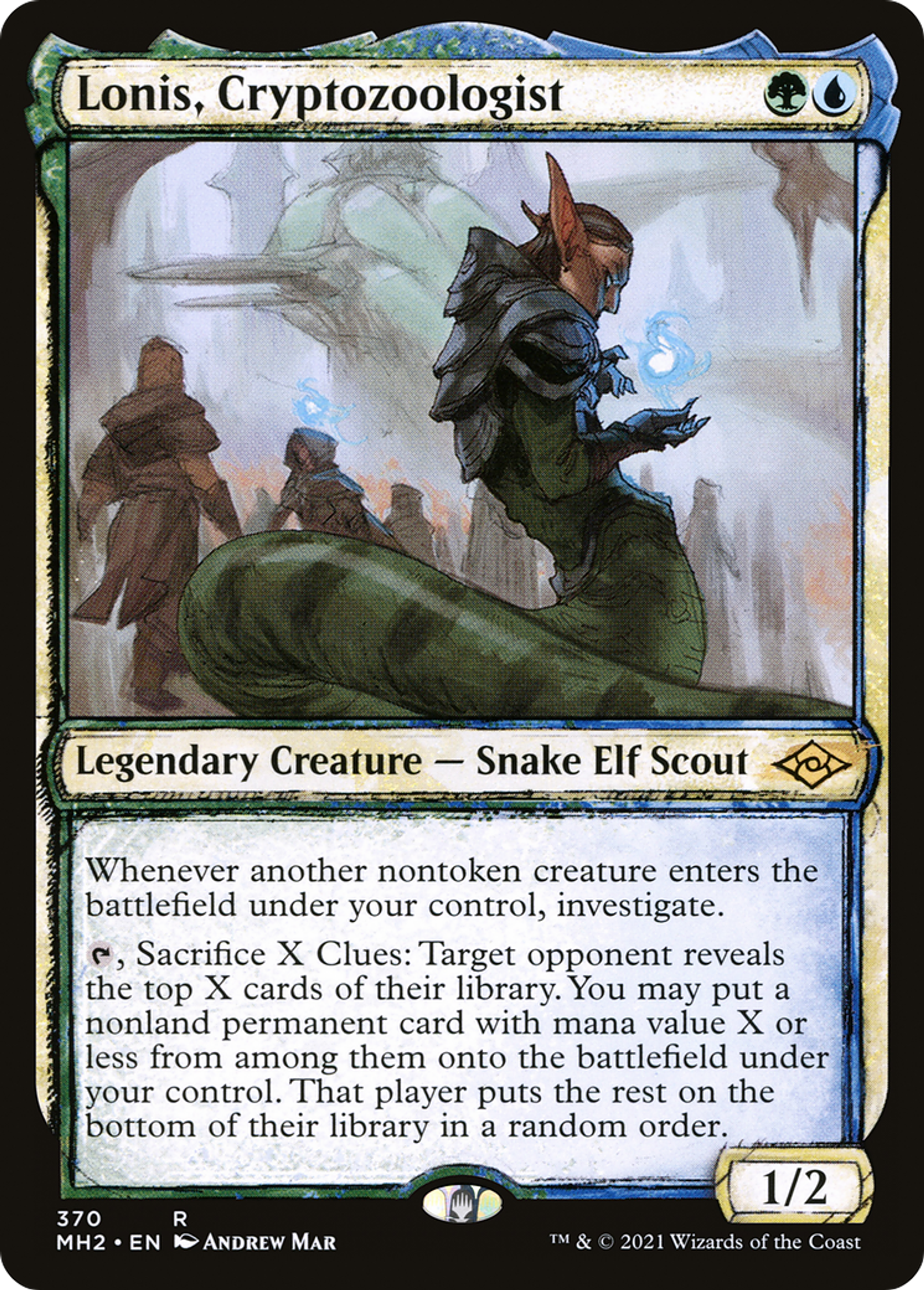 Lonis, Cryptozoologist — Modern Horizons 2 — Magic: The Gathering