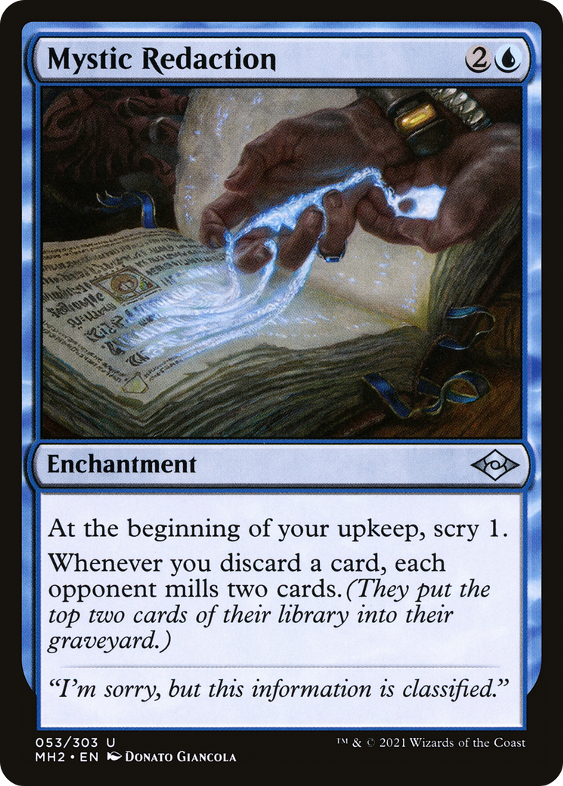 Mystic Redaction — Modern Horizons 2 — Magic: The Gathering