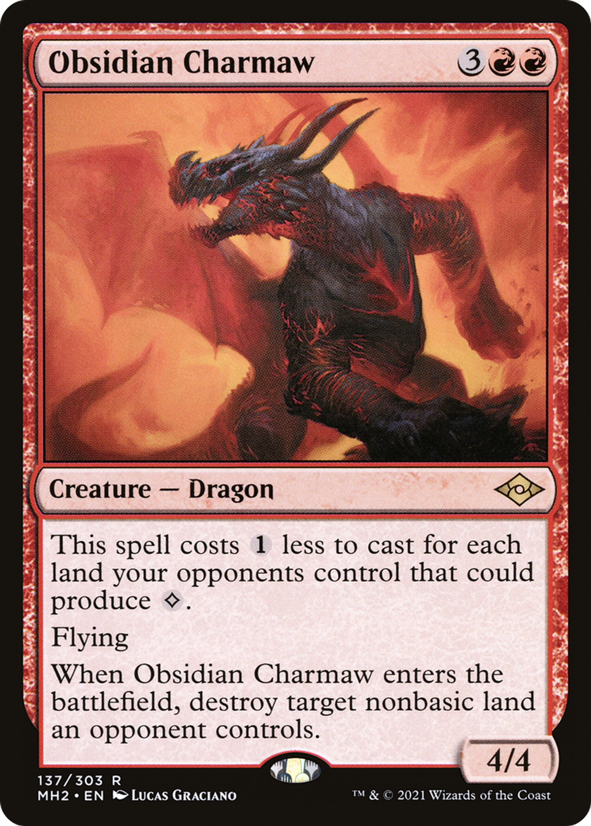 Obsidian Charmaw — Modern Horizons 2 — Magic: The Gathering