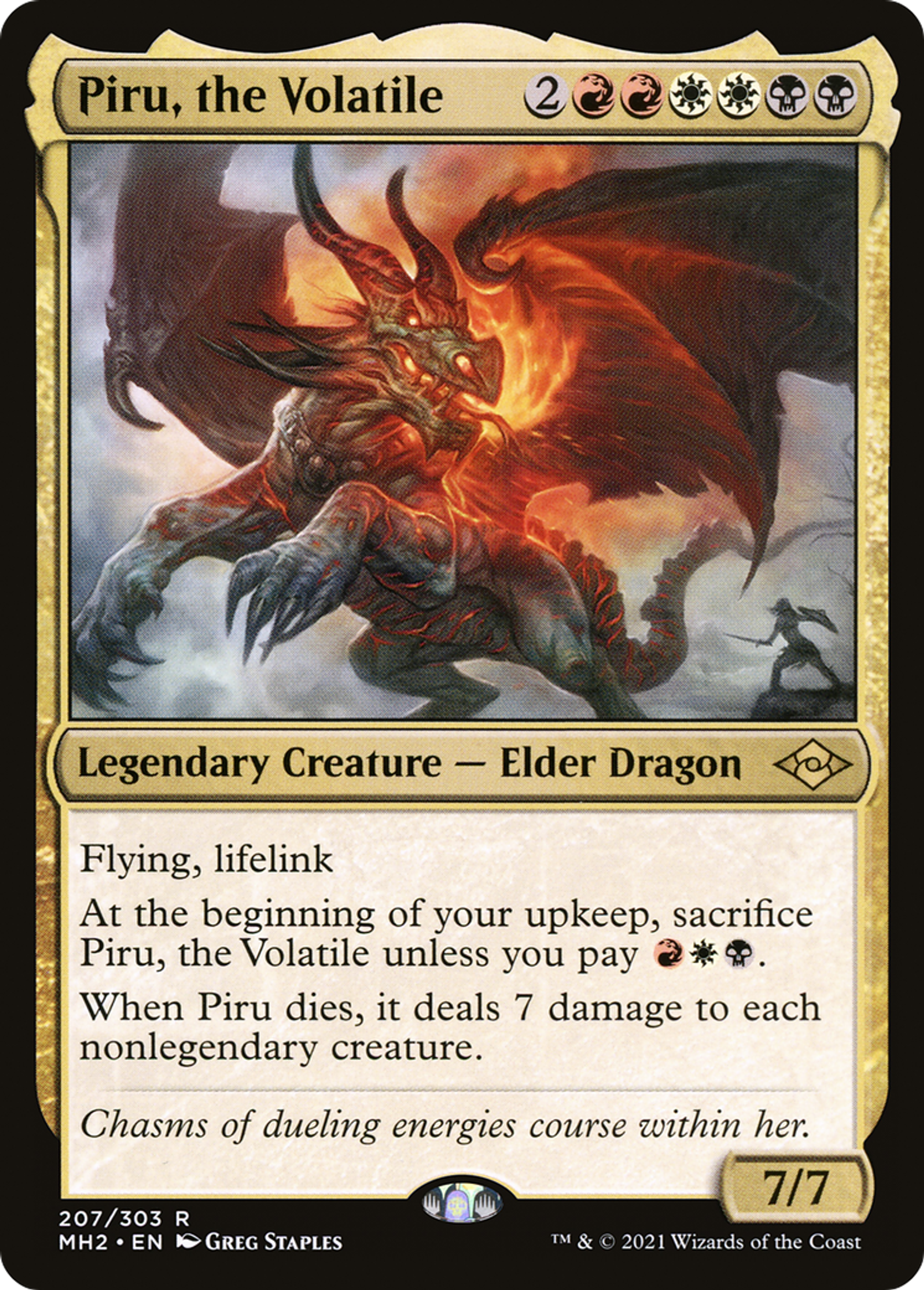 Piru, the Volatile — Modern Horizons 2 — Magic: The Gathering