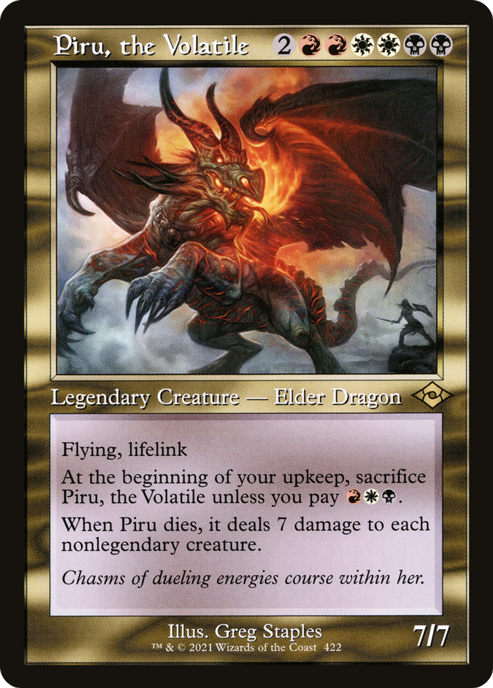 Piru, the Volatile — Modern Horizons 2 — Magic: The Gathering