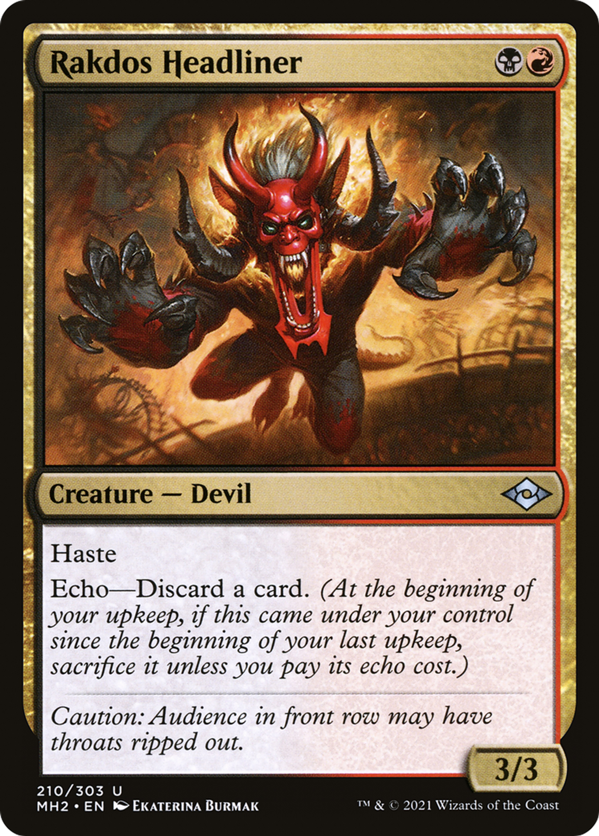 Rakdos Headliner — Modern Horizons 2 — Magic: The Gathering