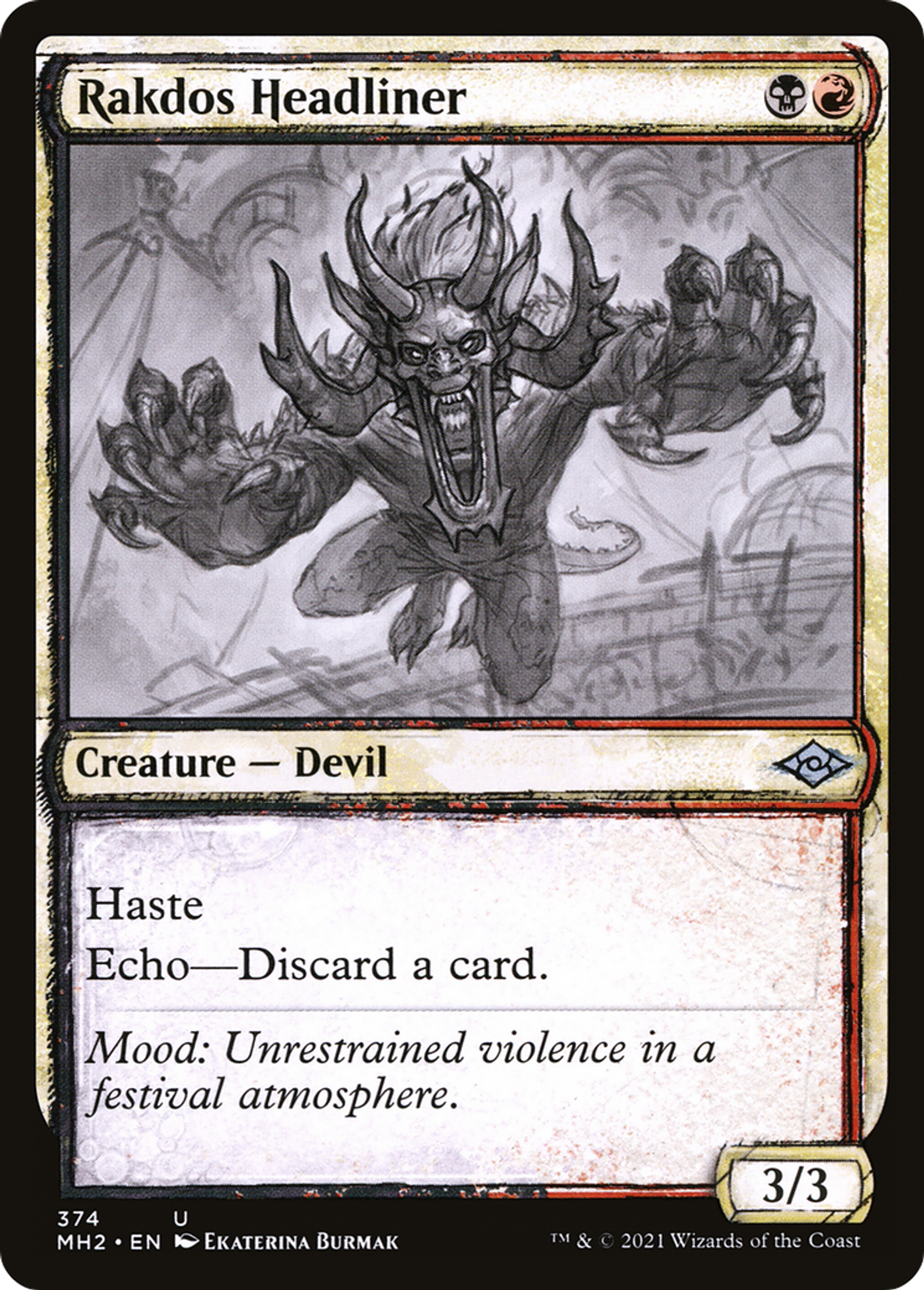 Rakdos Headliner — Modern Horizons 2 — Magic: The Gathering