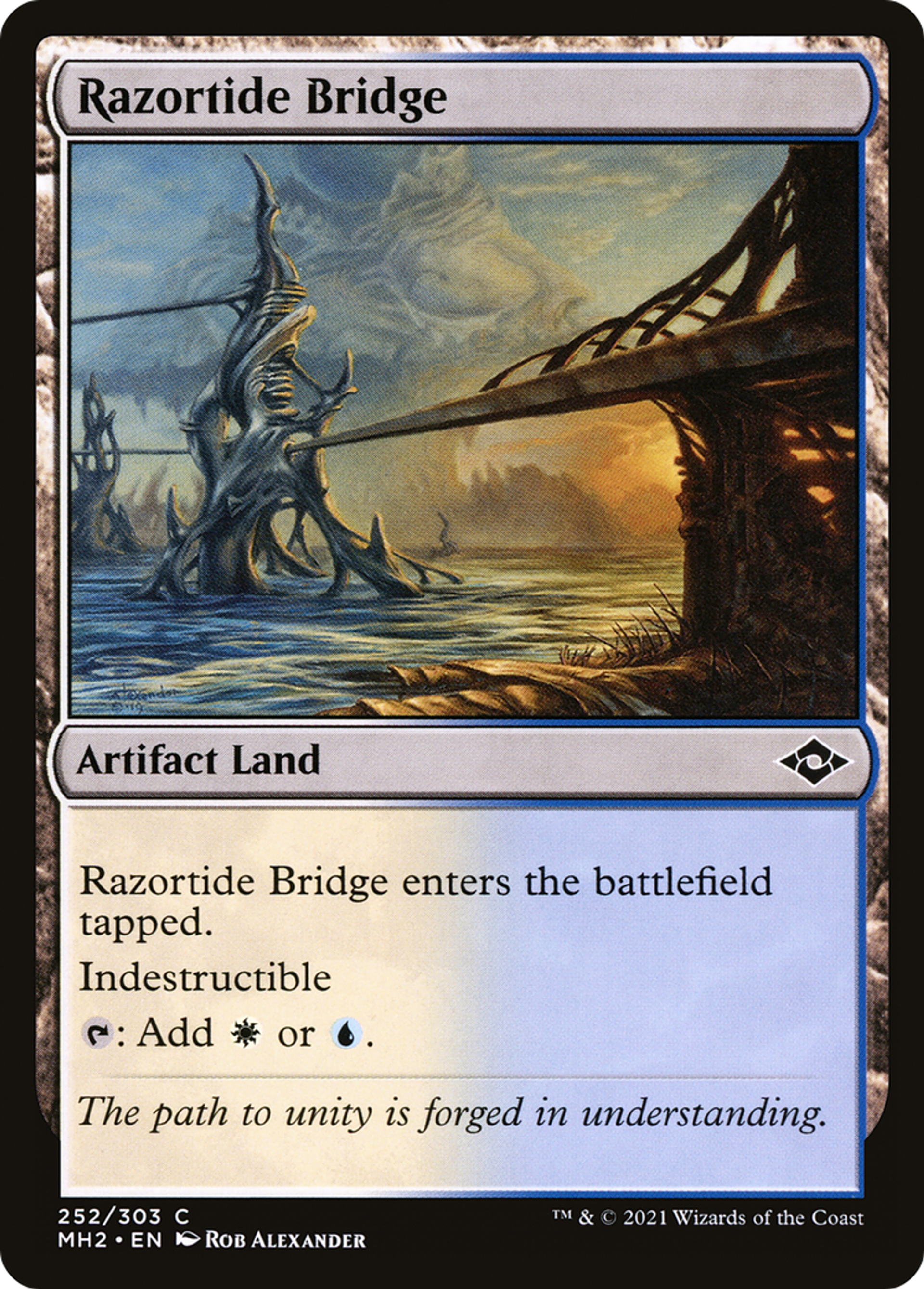 Razortide Bridge — Modern Horizons 2 — Magic: The Gathering