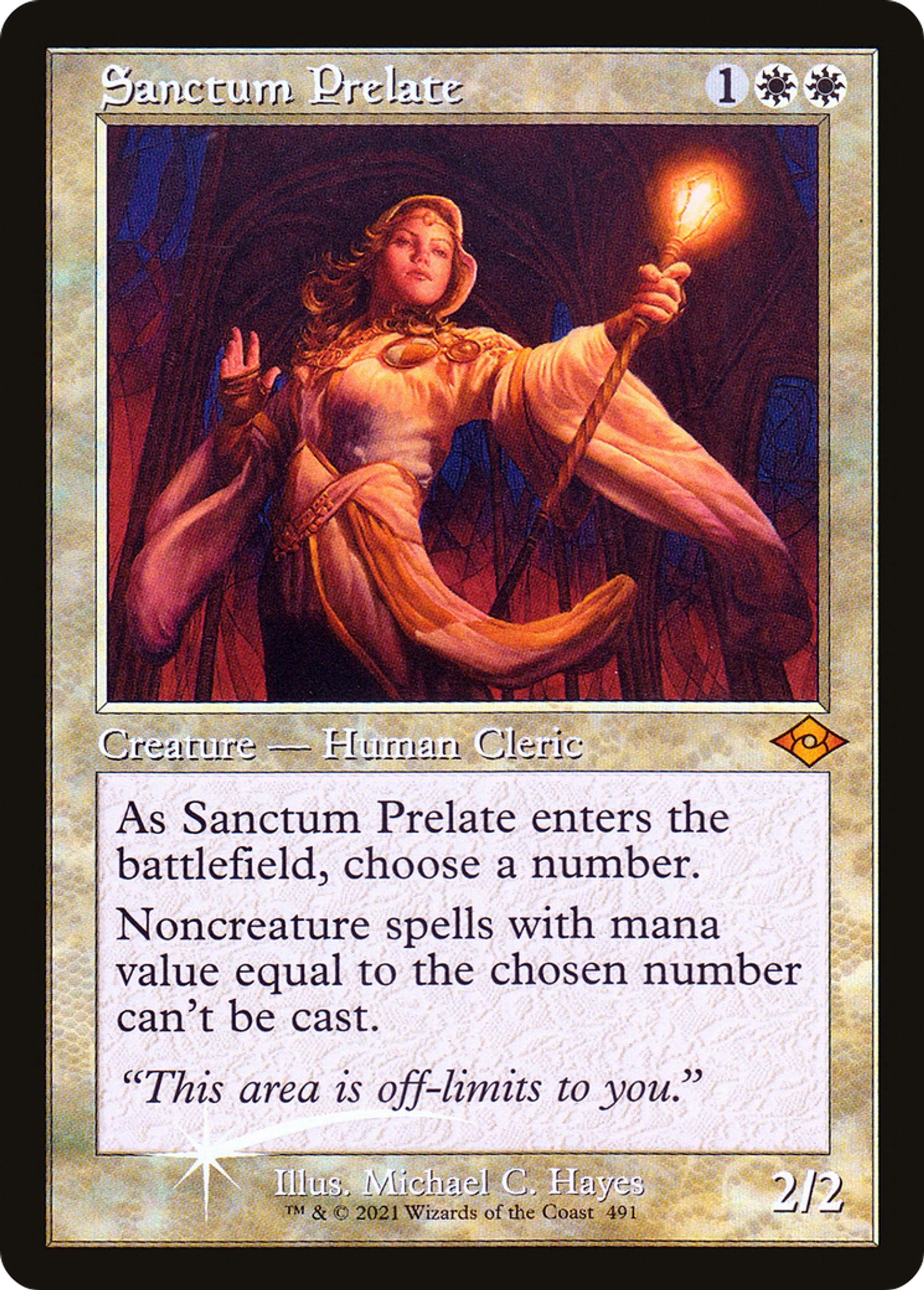 Prélate du sanctuaire — Modern Horizons 2 — Magic: The Gathering