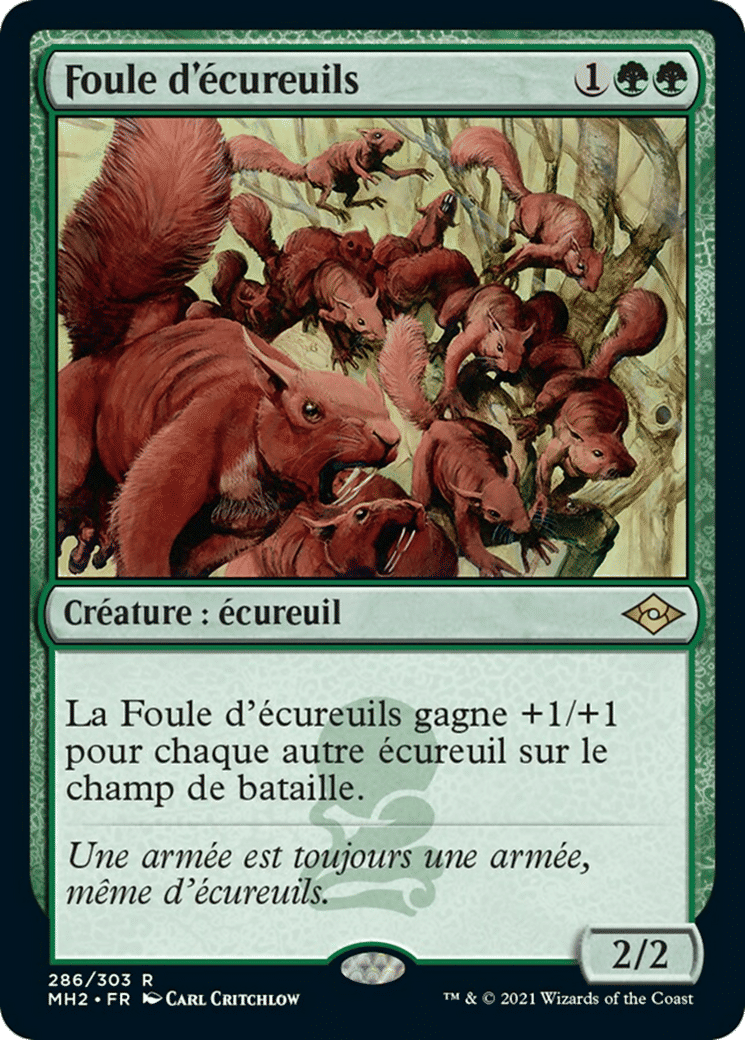 Foule d'écureuils — Modern Horizons 2 — Magic: The Gathering