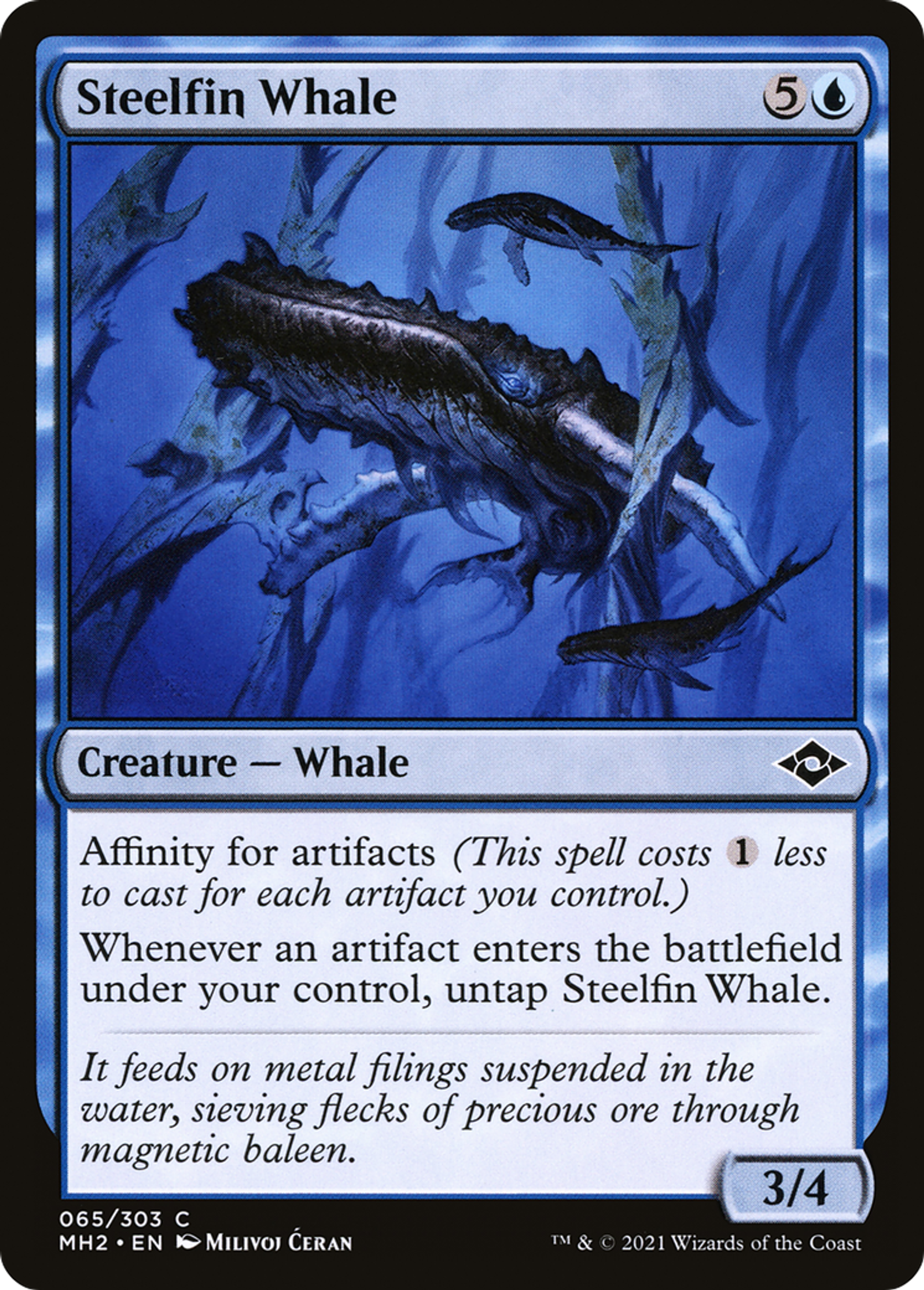 Steelfin Whale — Modern Horizons 2 — Magic: The Gathering