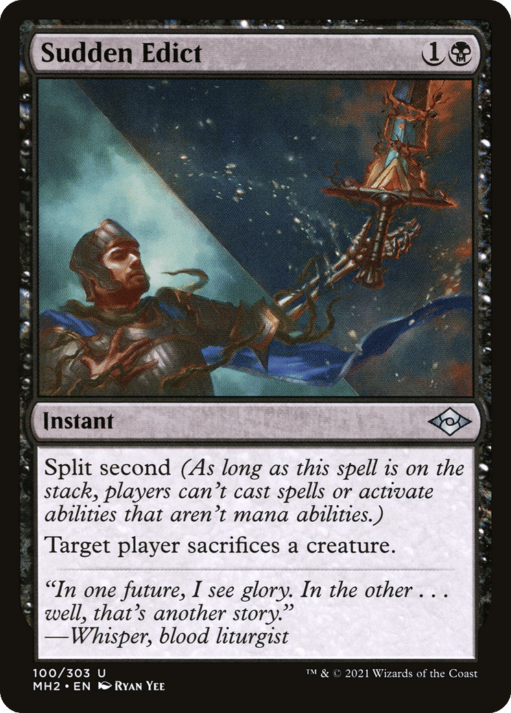 Sudden Edict — Modern Horizons 2 — Magic: The Gathering