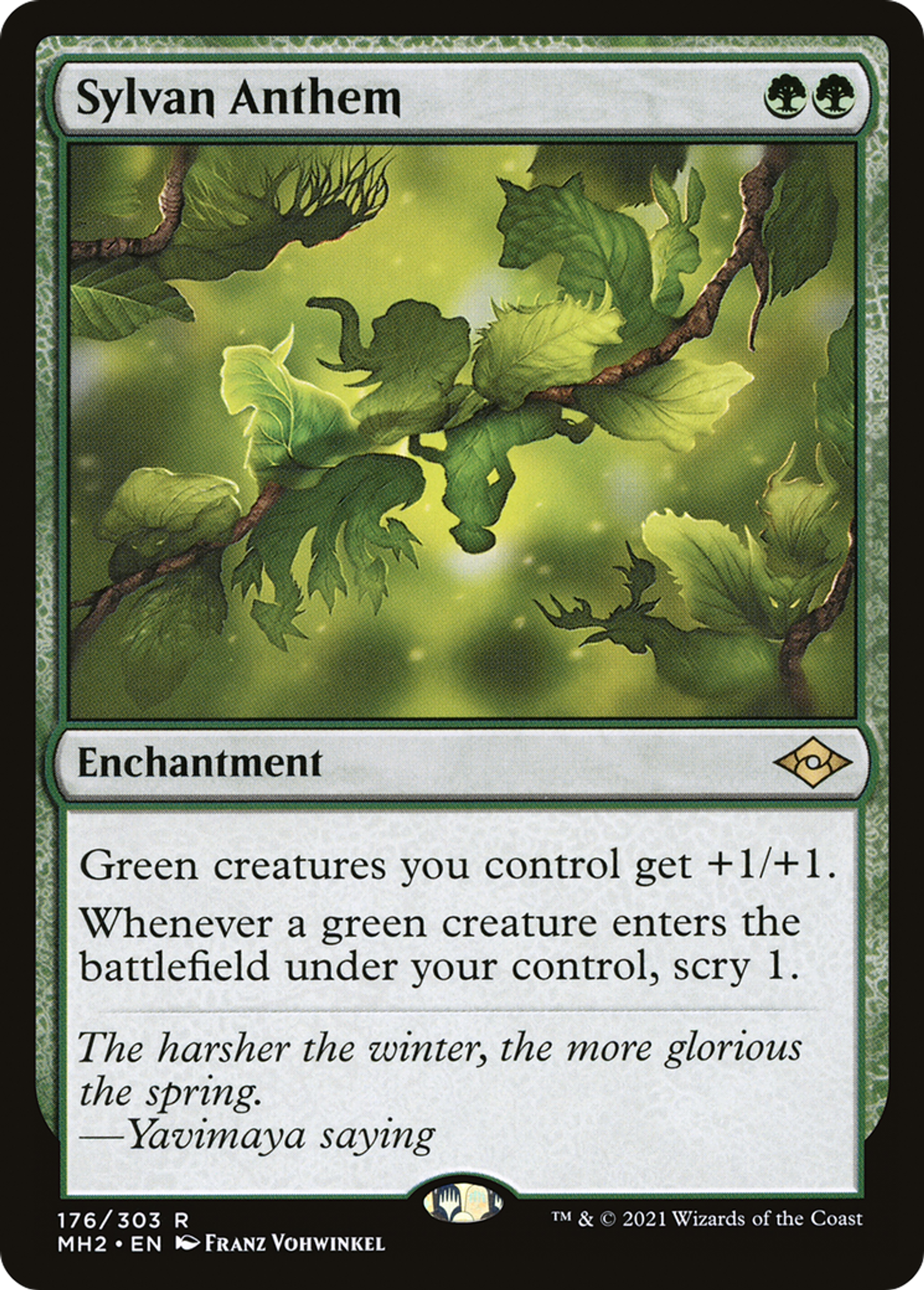 Sylvan Anthem — Modern Horizons 2 — Magic: The Gathering