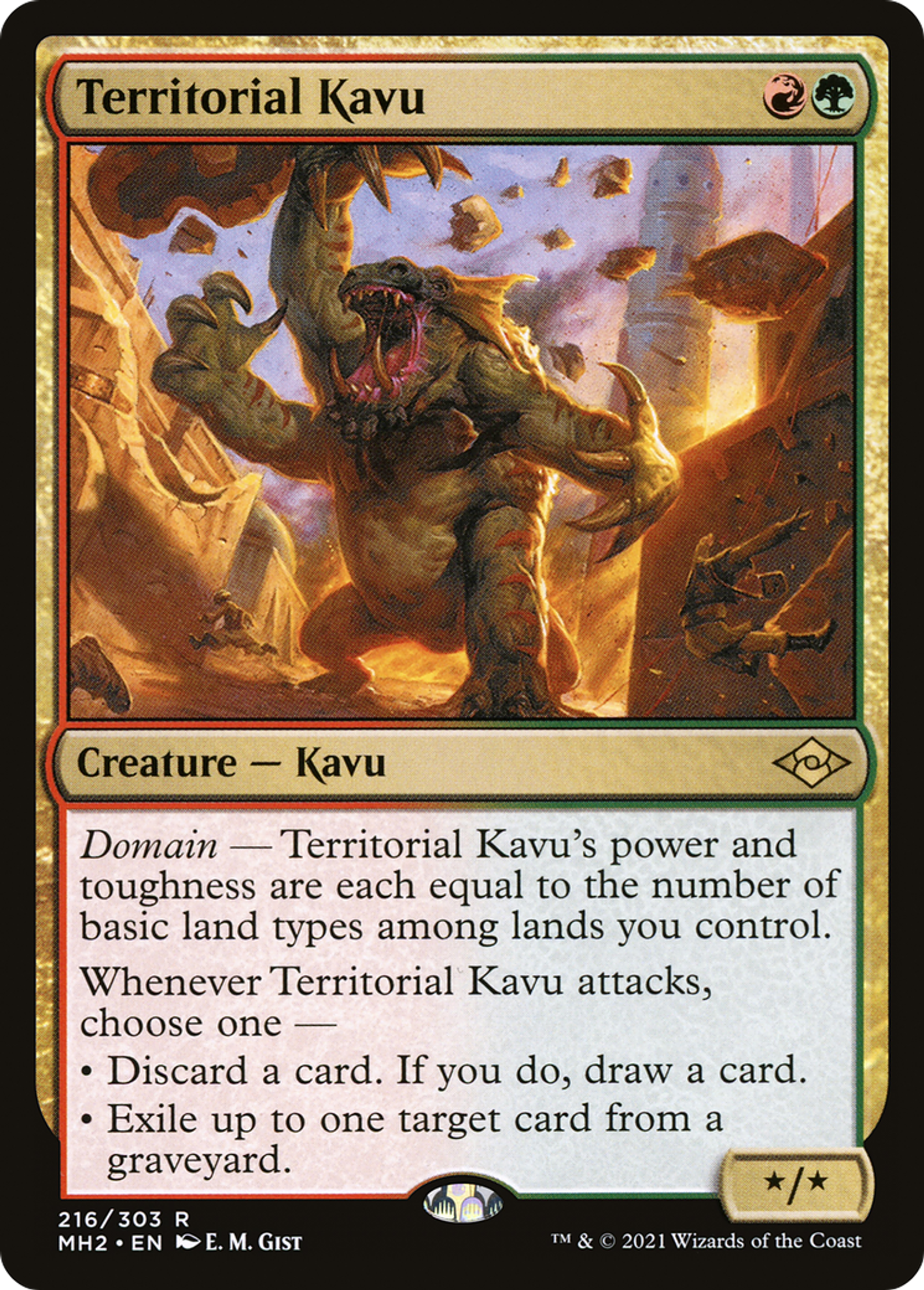 Territorial Kavu — Modern Horizons 2 — Magic: The Gathering