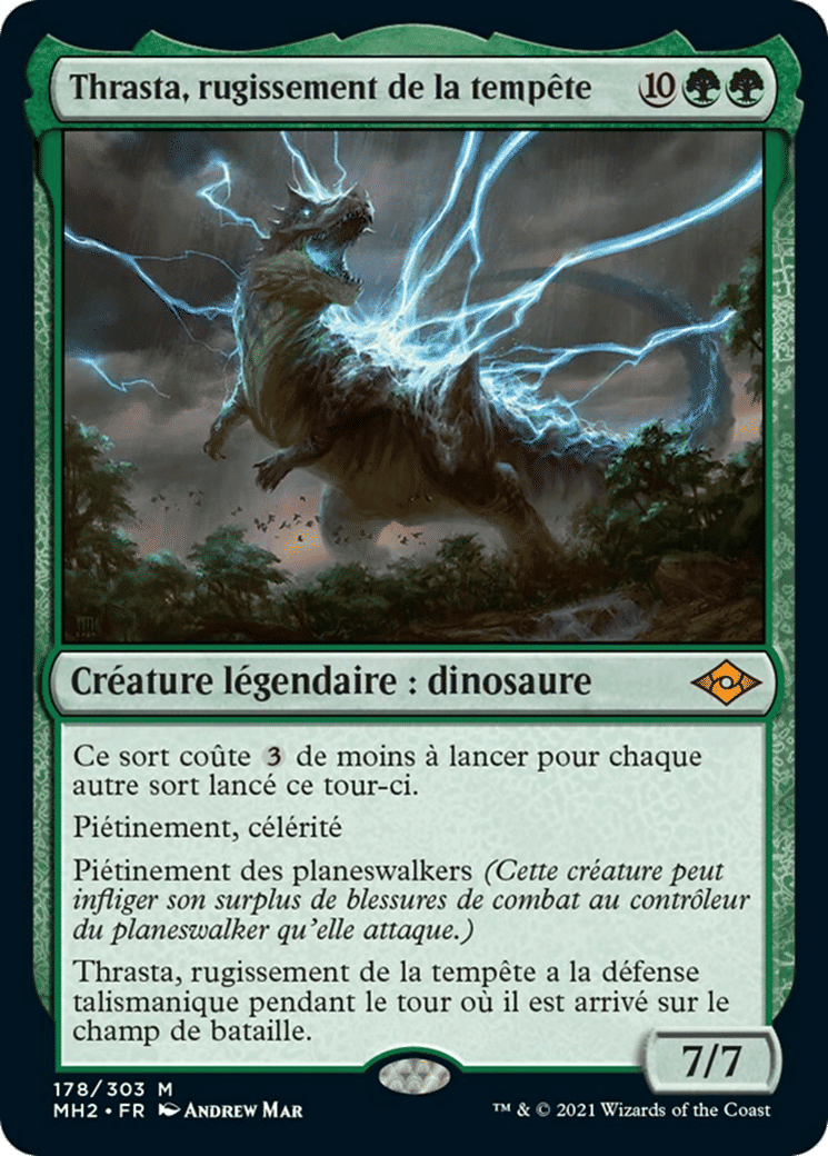 Thrasta, rugissement de la tempête — Modern Horizons 2 — Magic: The Gathering