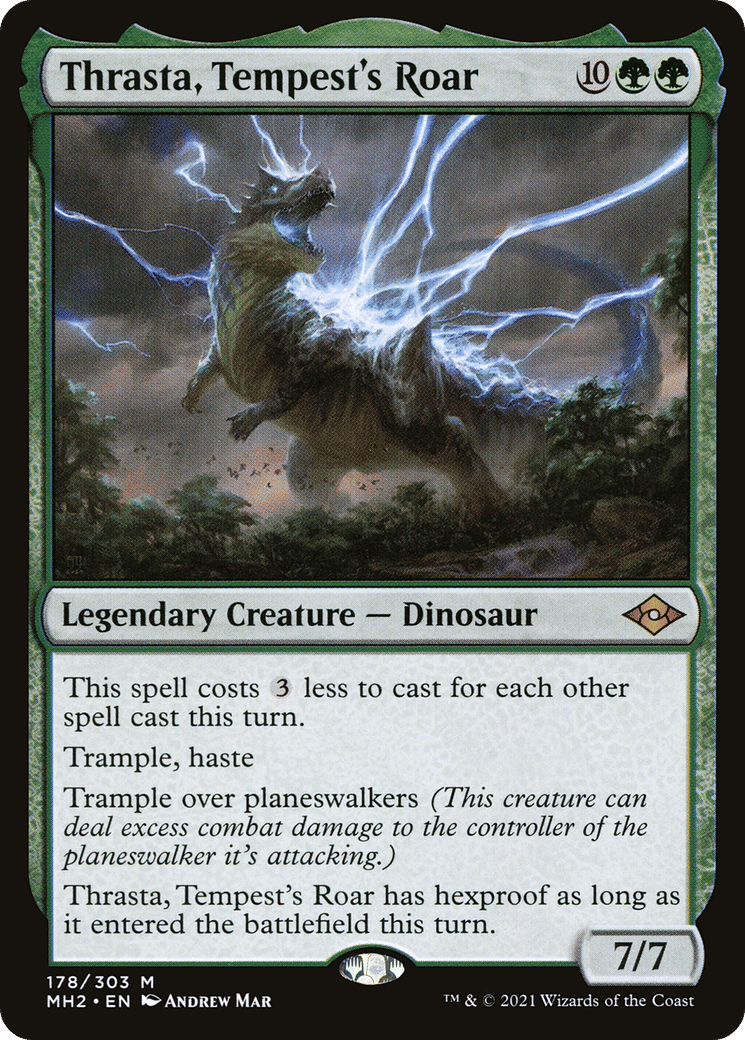 Thrasta, Tempest's Roar — Modern Horizons 2 — Magic: The Gathering
