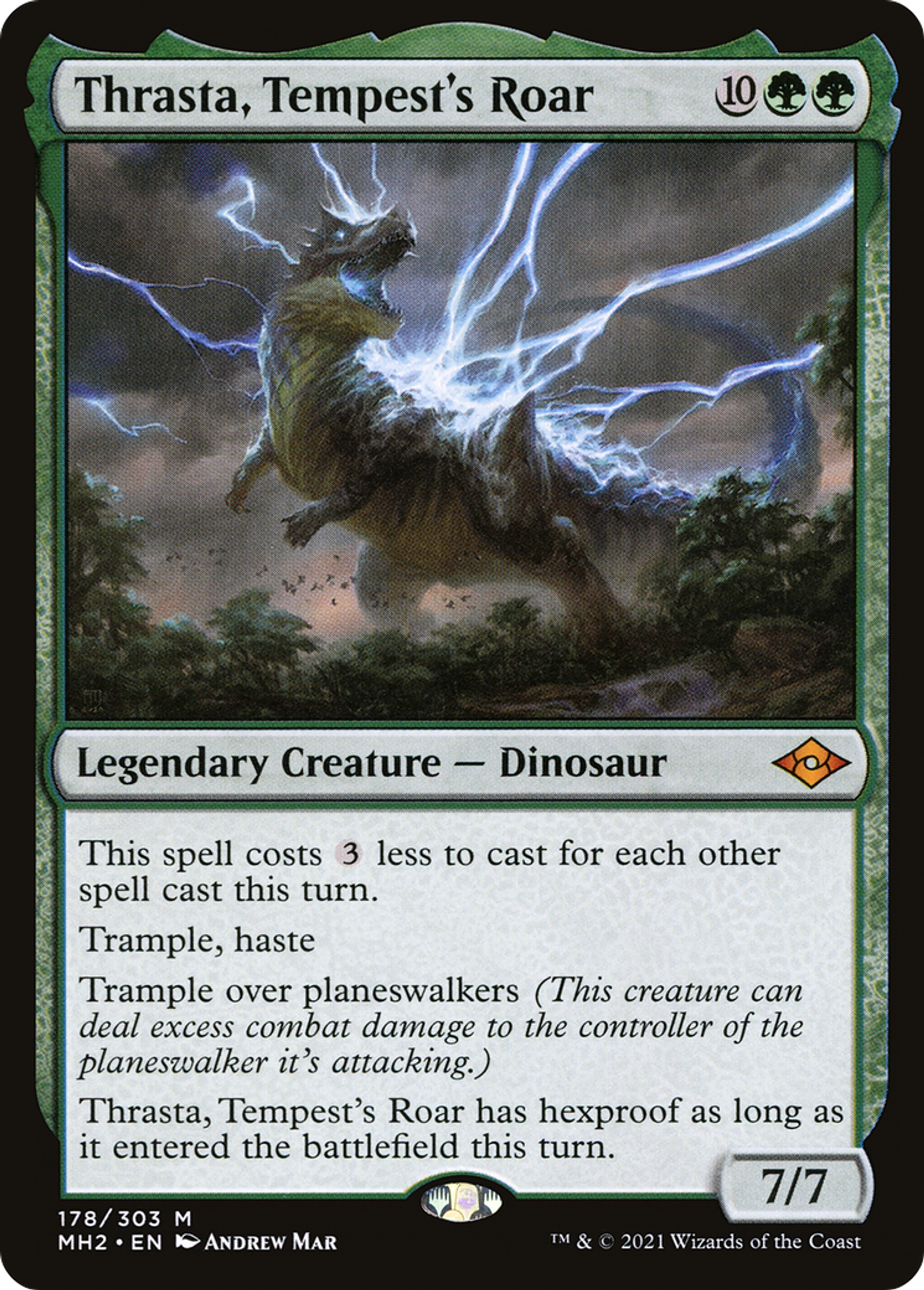 Thrasta, Tempest's Roar — Modern Horizons 2 — Magic: The Gathering