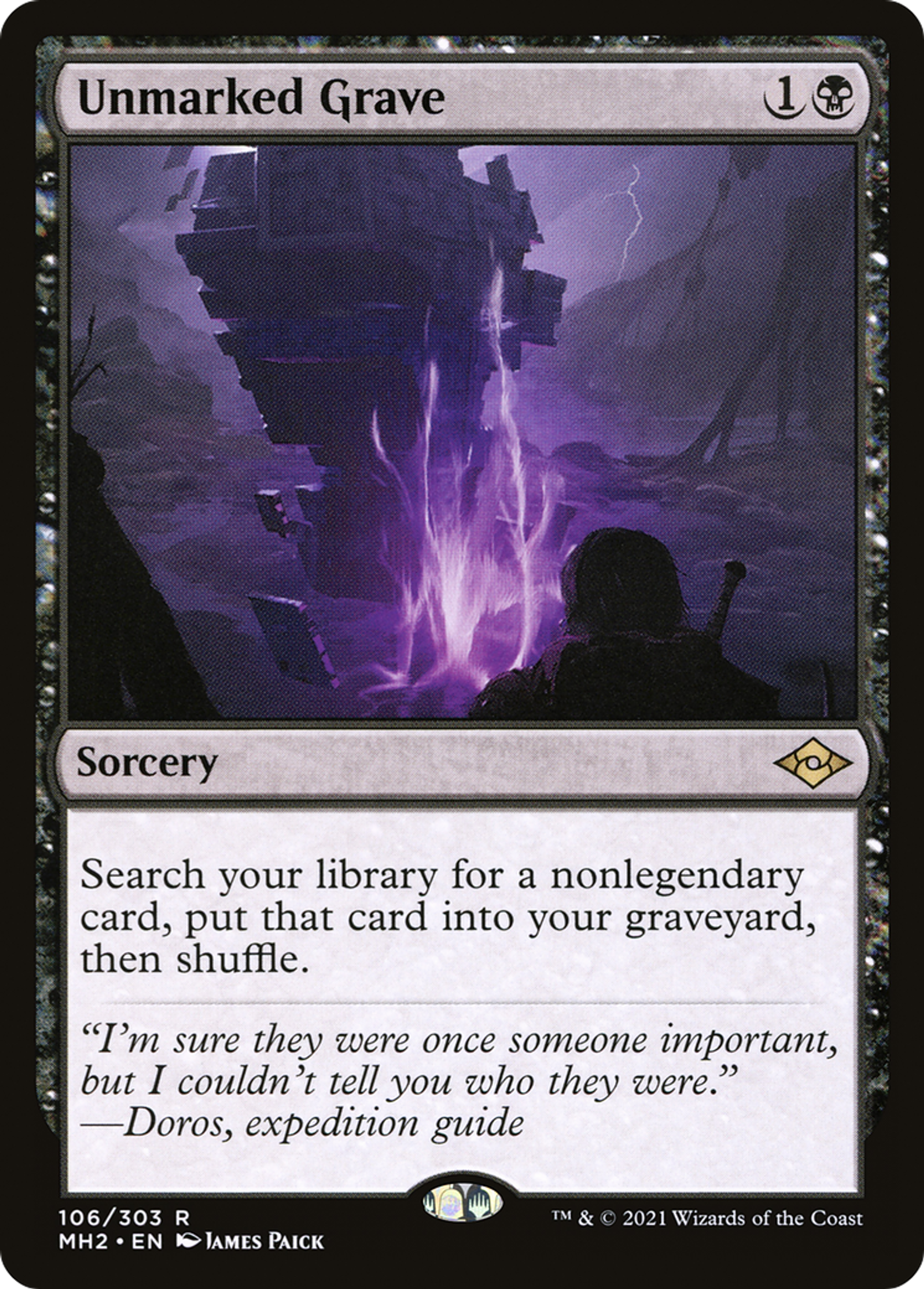 Tombe anonyme — Modern Horizons 2 — Magic: The Gathering