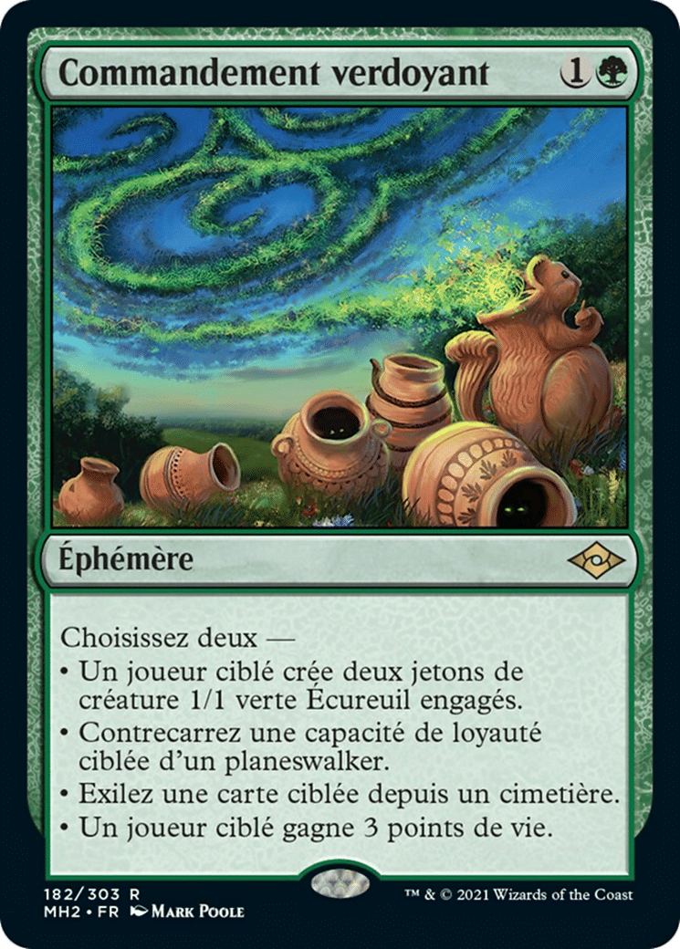 Commandement verdoyant — Modern Horizons 2 — Magic: The Gathering